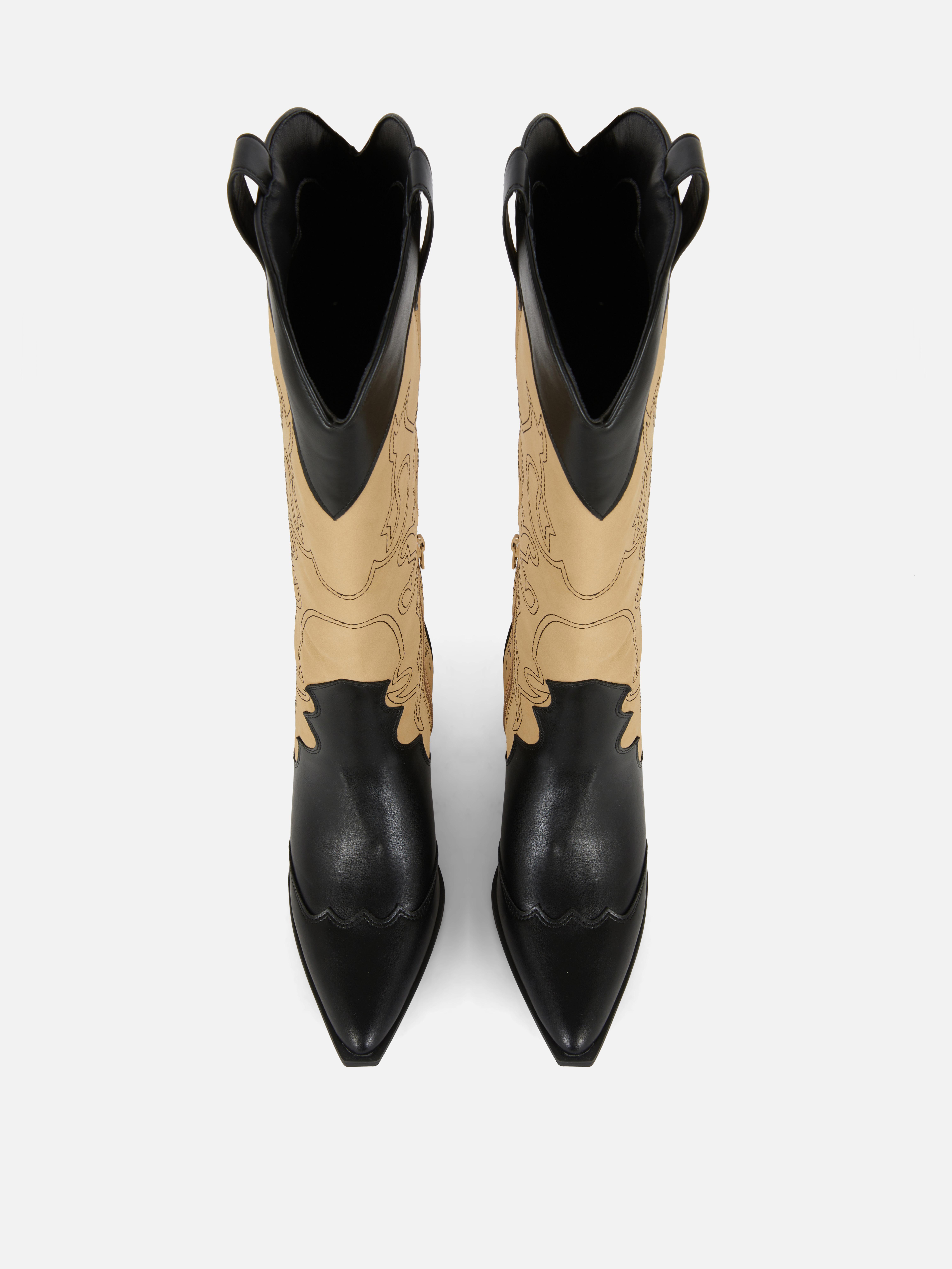 Bottes de cow-boy à motif