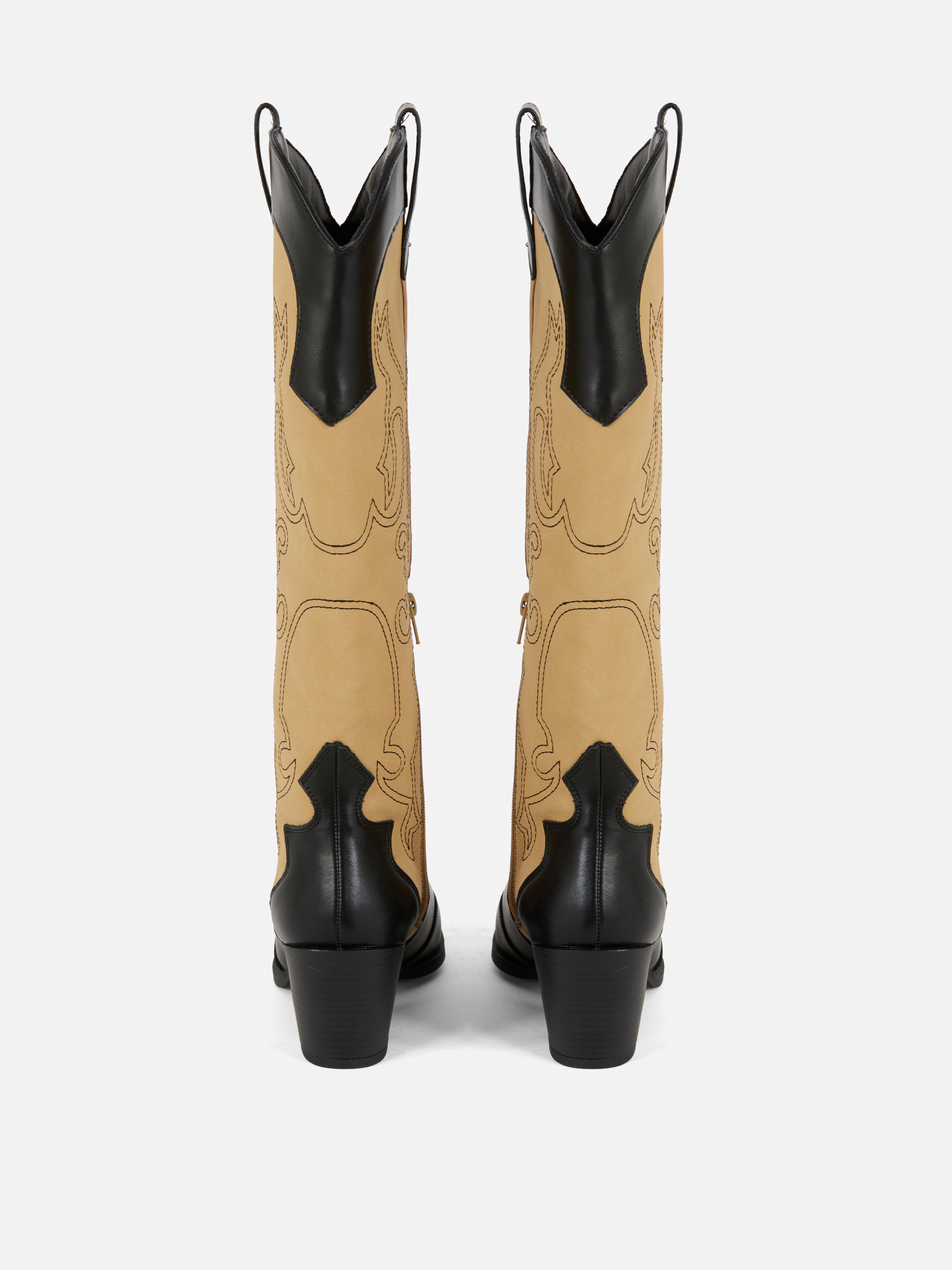 Bottes de cow-boy à motif