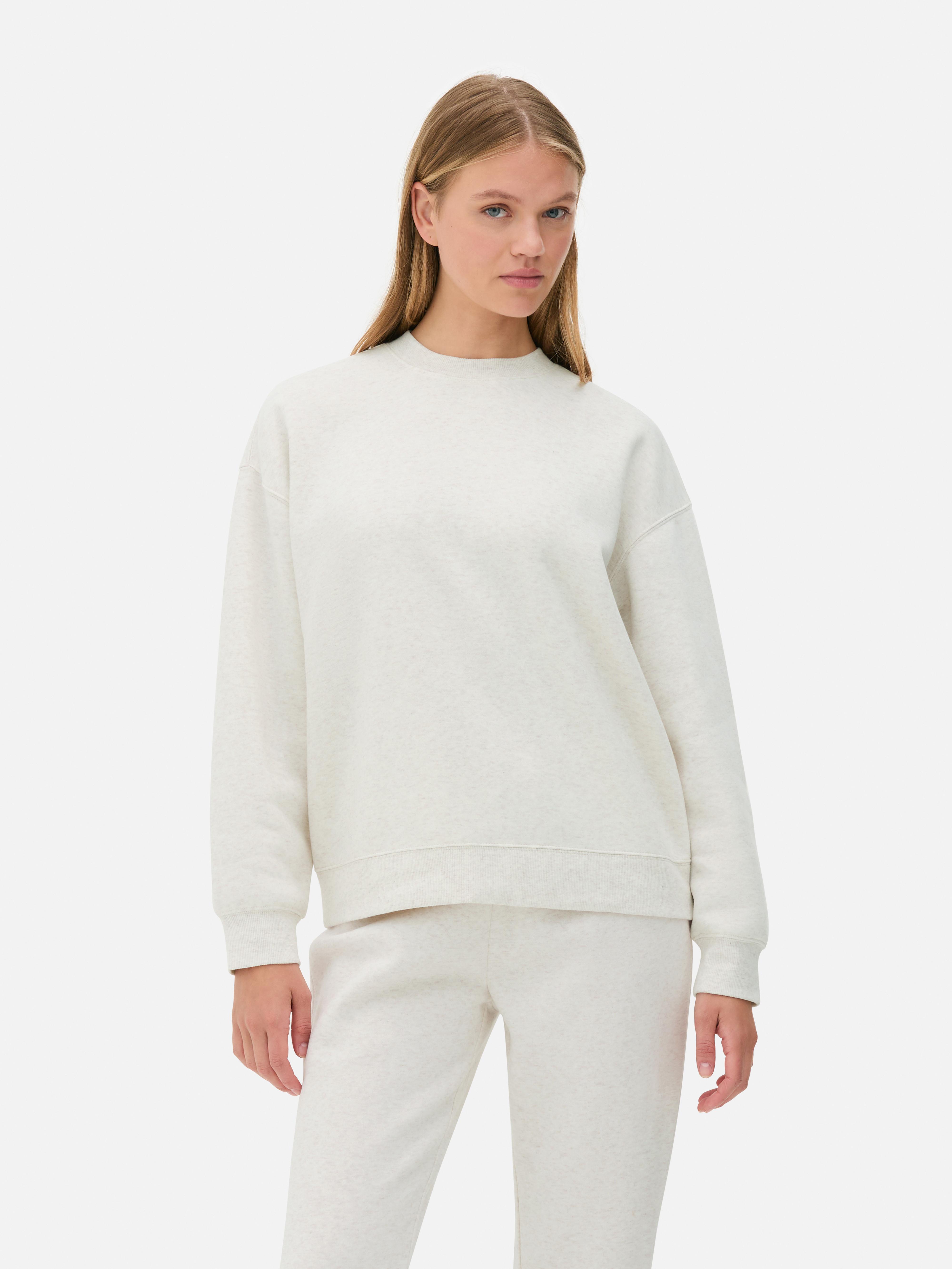 Essential-Sweatshirt mit Rundhalsausschnitt