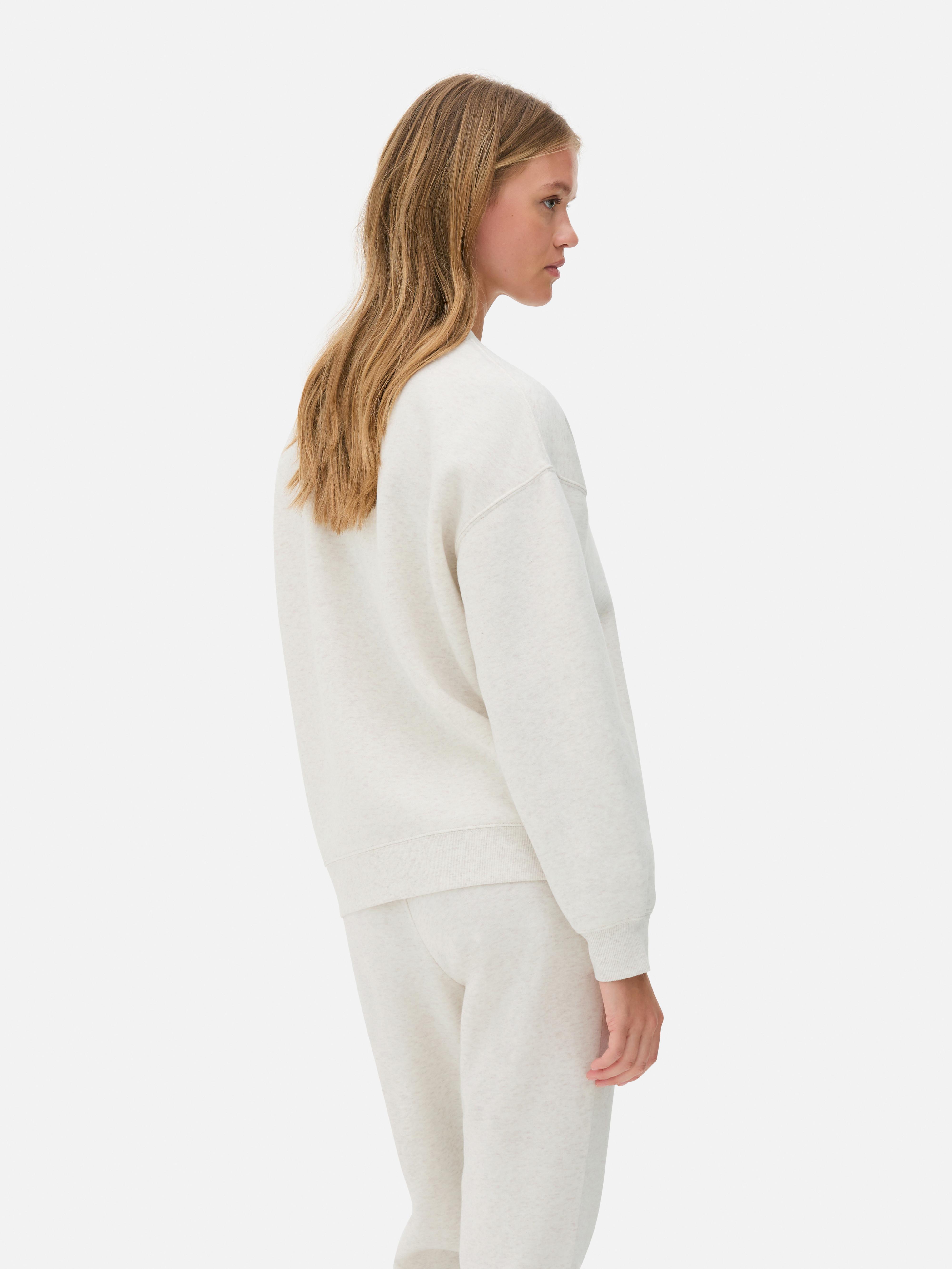 Essential-Sweatshirt mit Rundhalsausschnitt