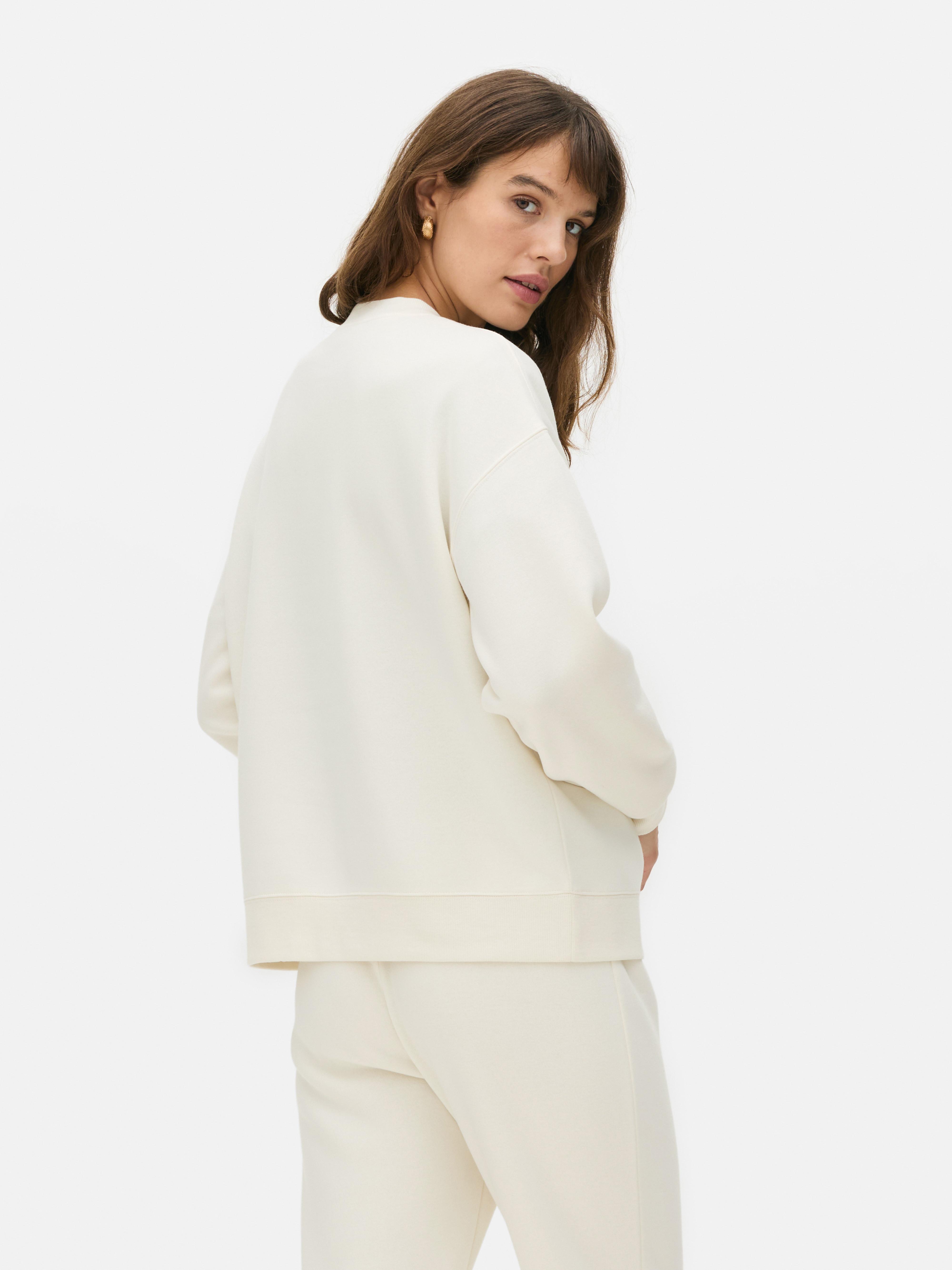 Printed Crew Neck Sweatshirt