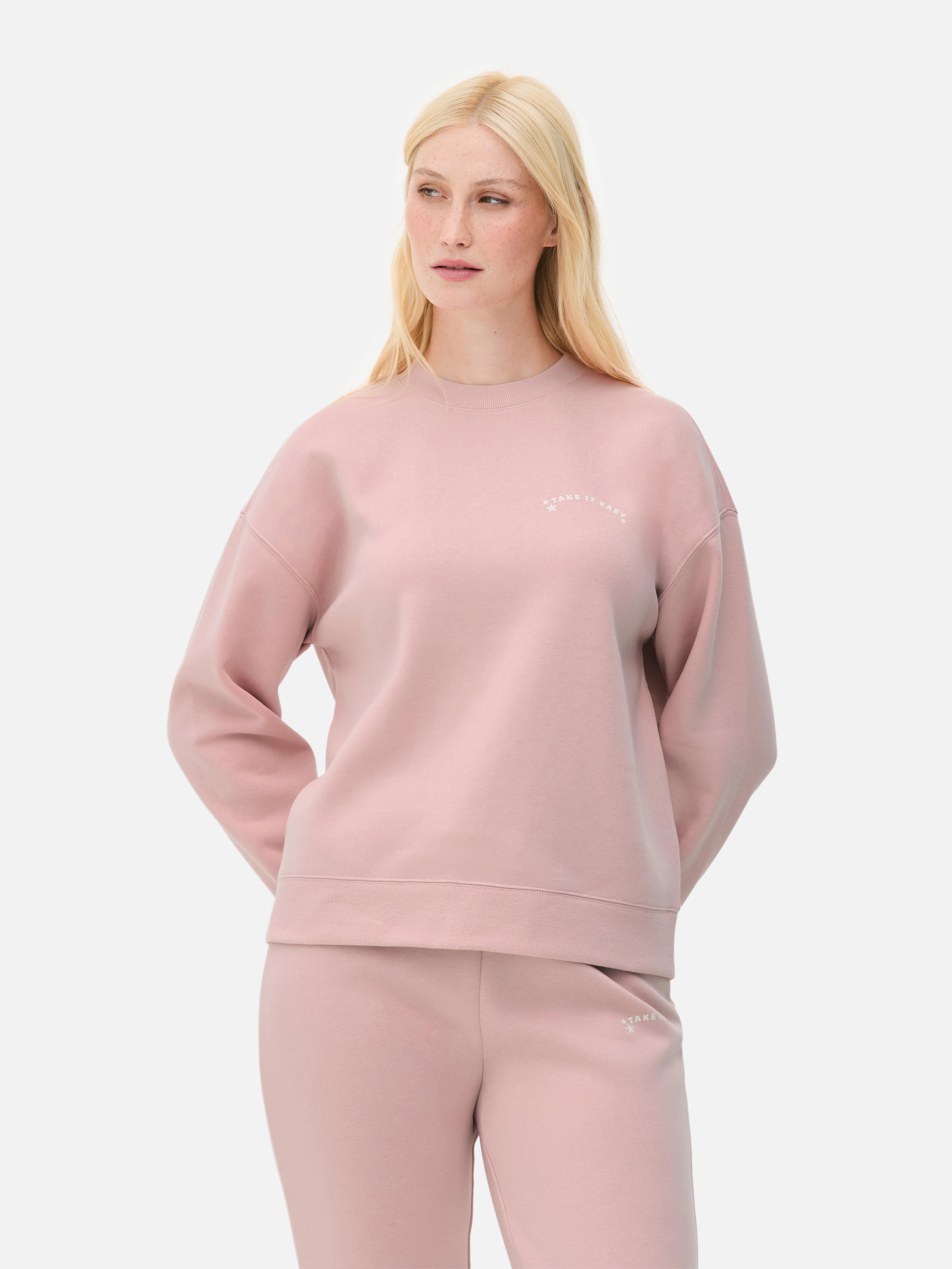 Printed Crew Neck Sweatshirt