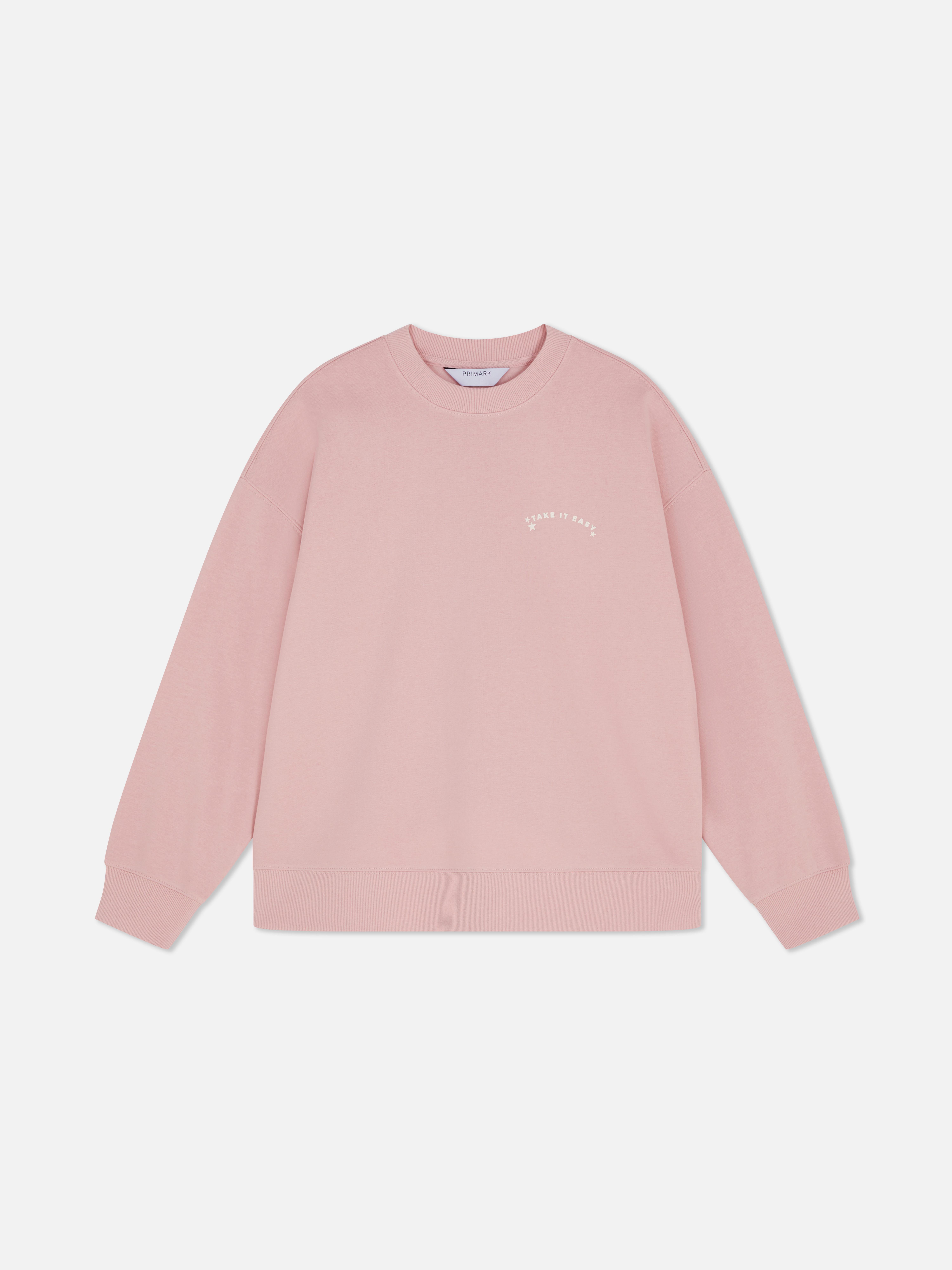 Printed Crew Neck Sweatshirt