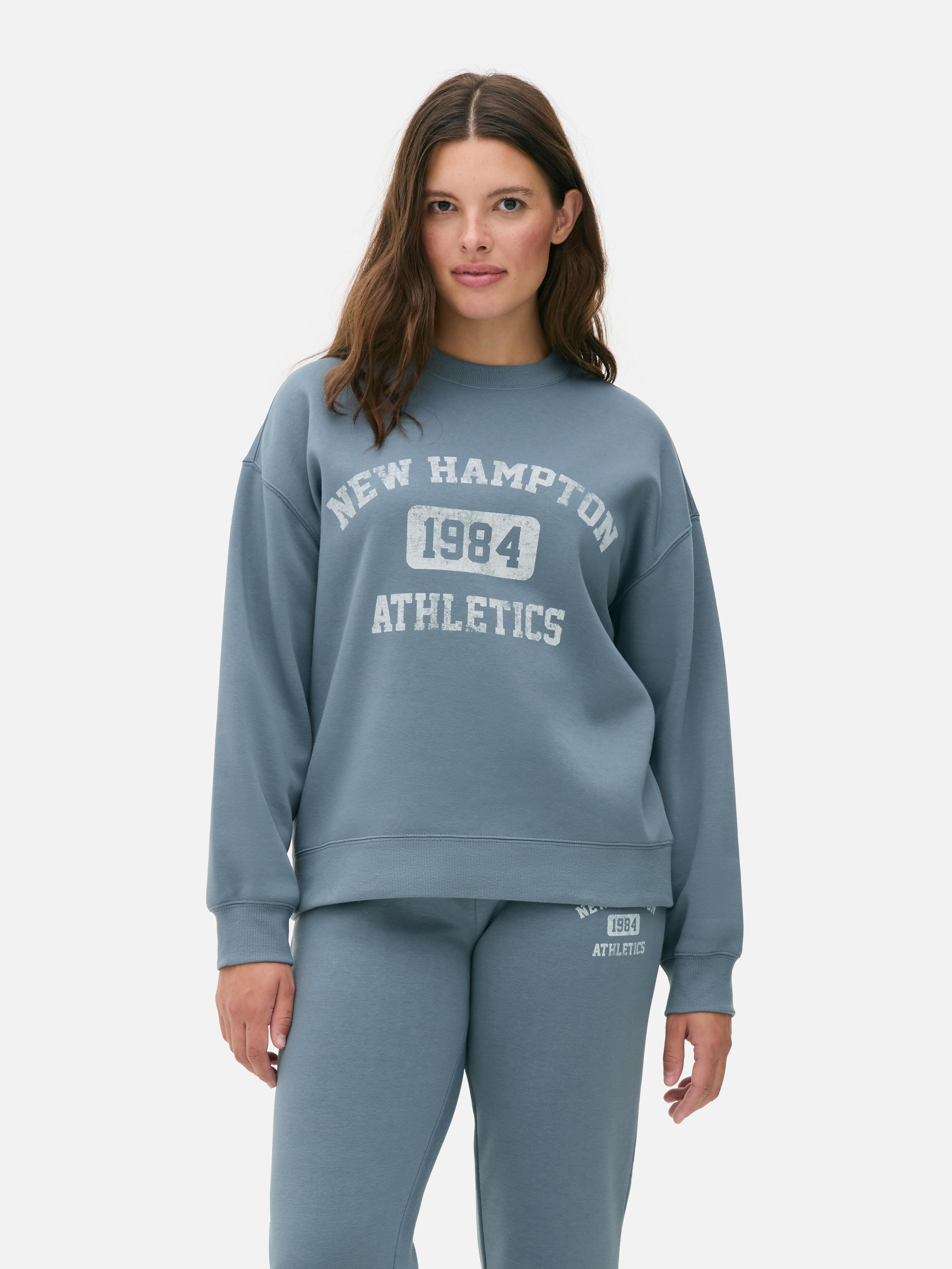 Printed Crew Neck Sweatshirt