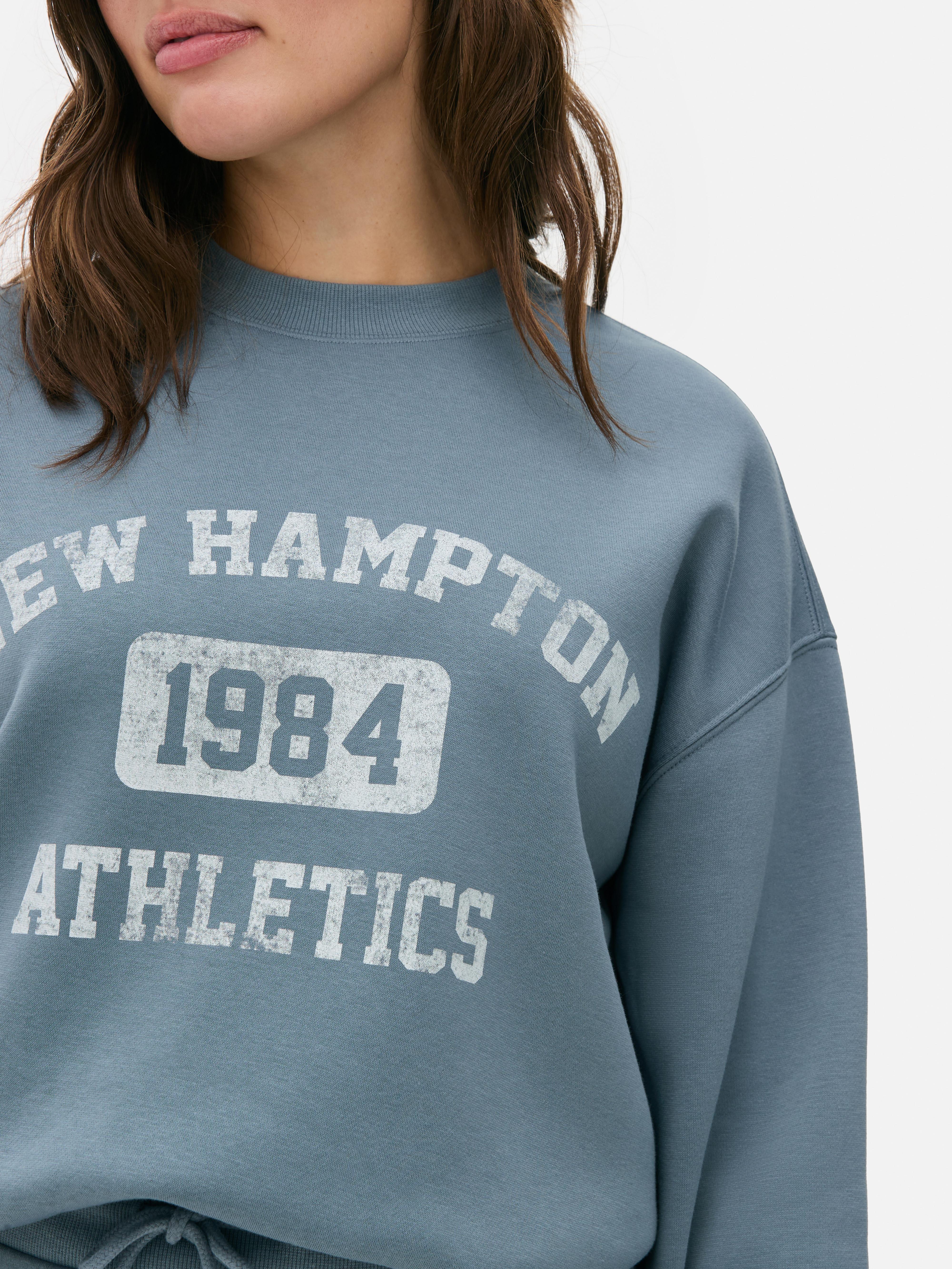 Printed Crew Neck Sweatshirt