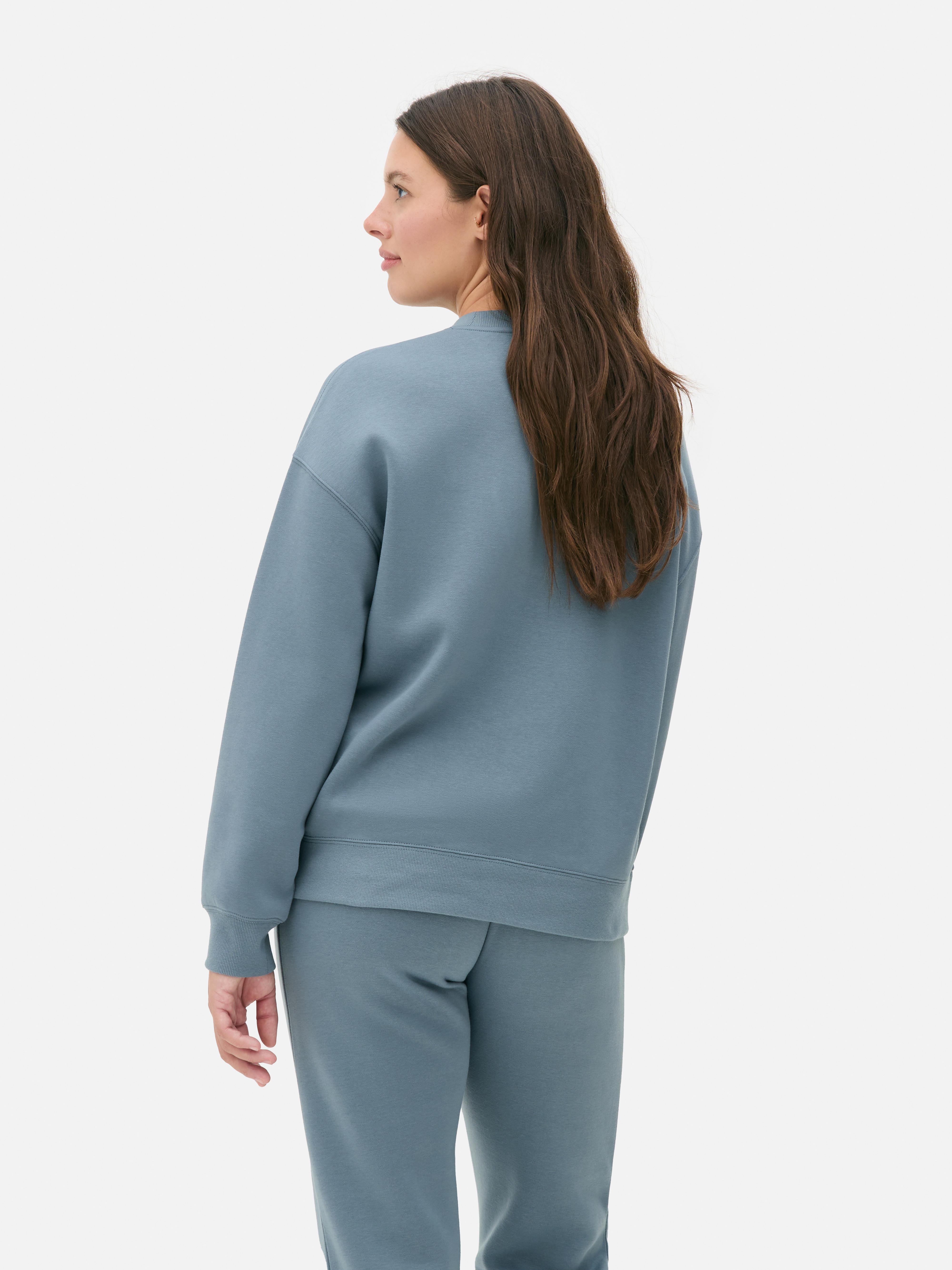 Printed Crew Neck Sweatshirt