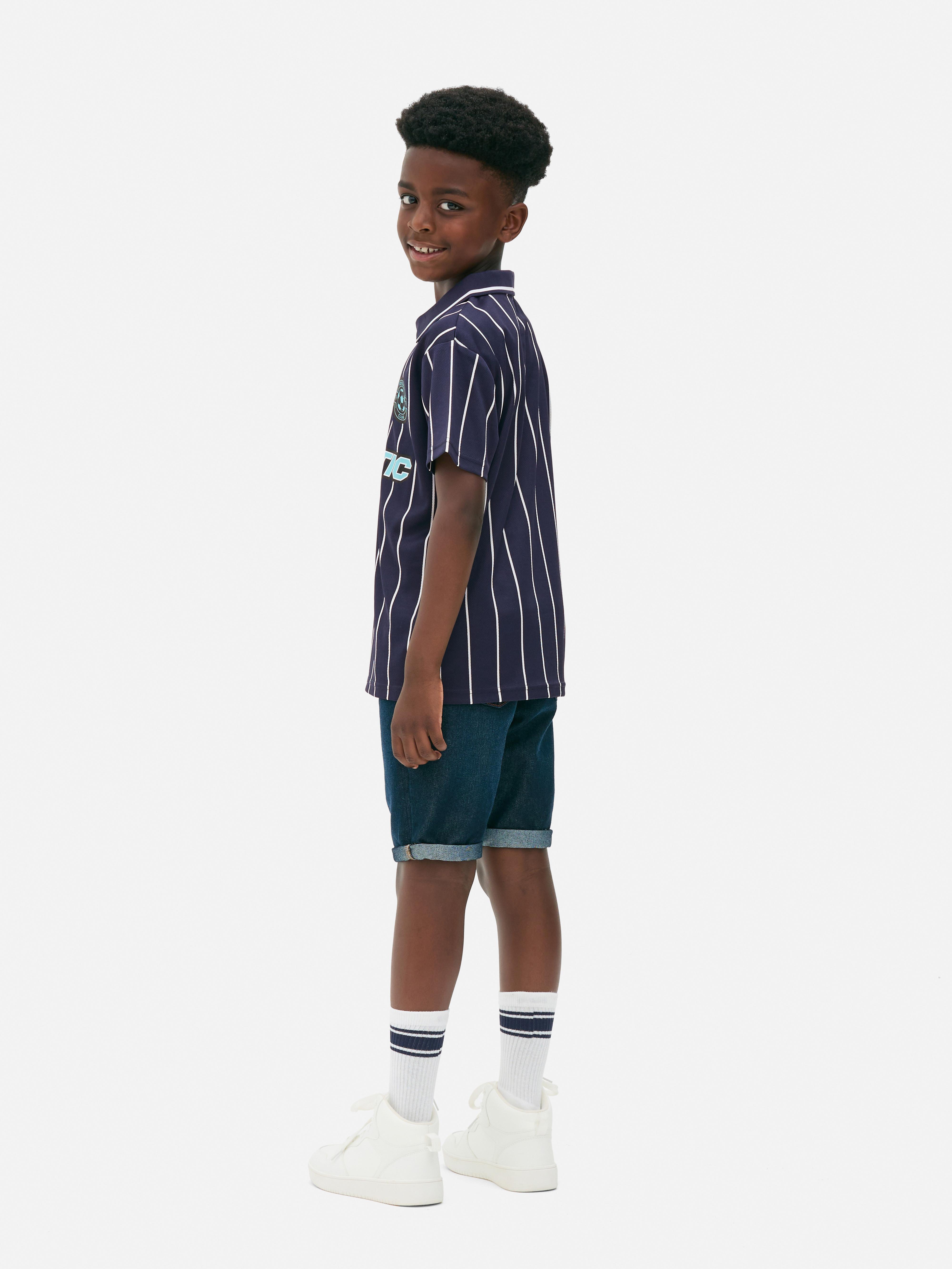 7-15yrs | Stripe Sports Jersey
