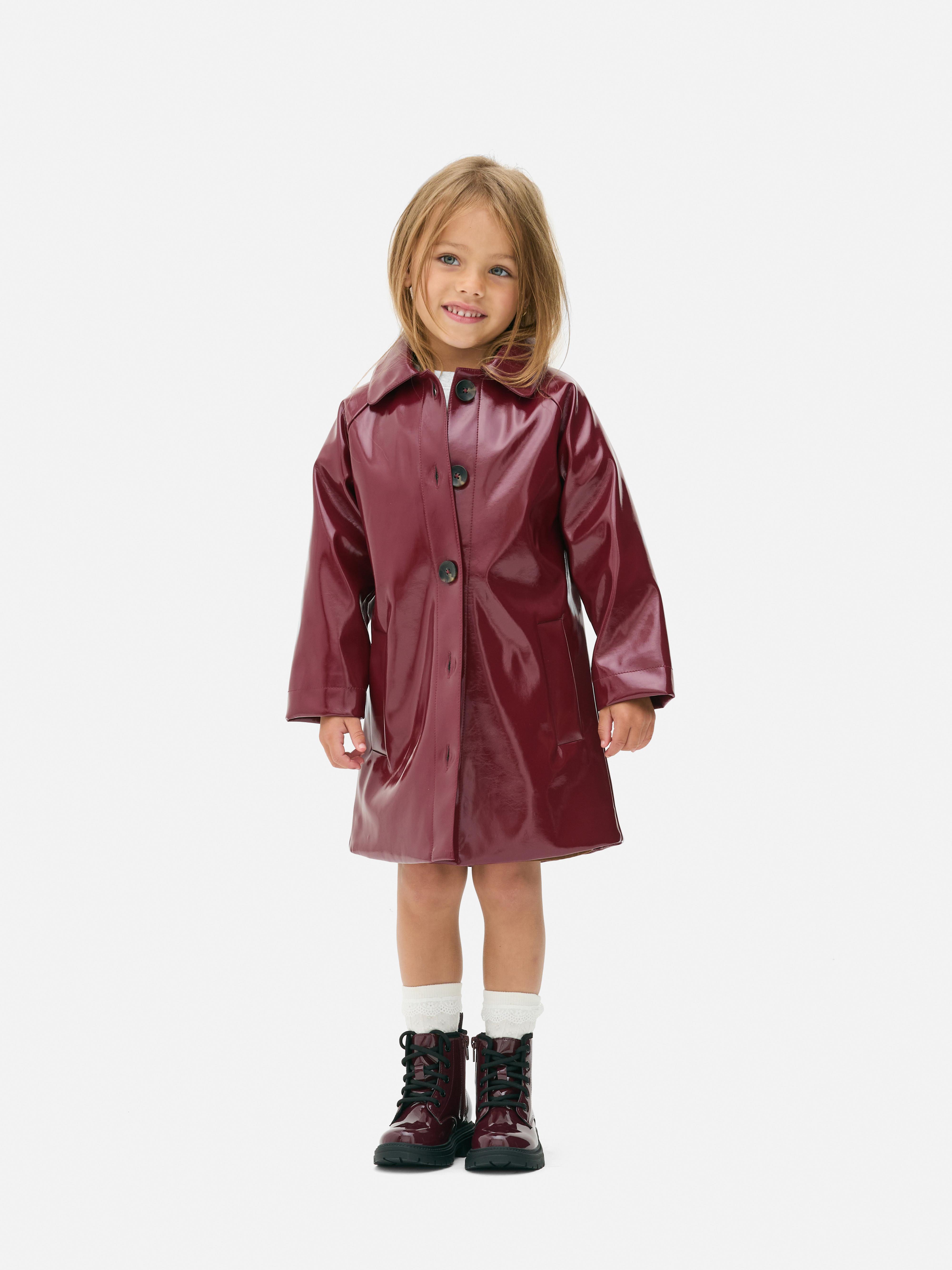 Trench in pelle sintetica