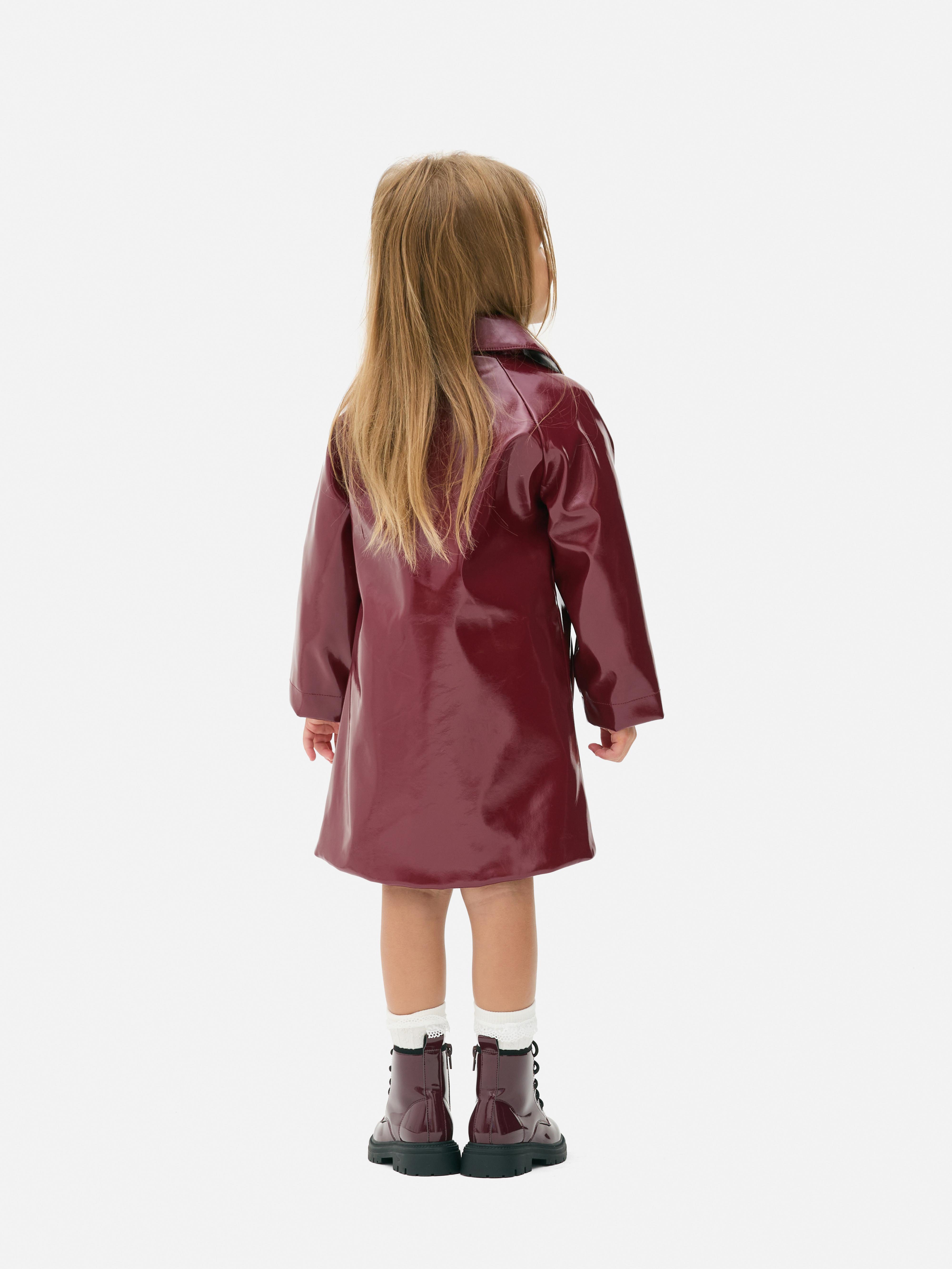 Trenchcoat aus Kunstleder