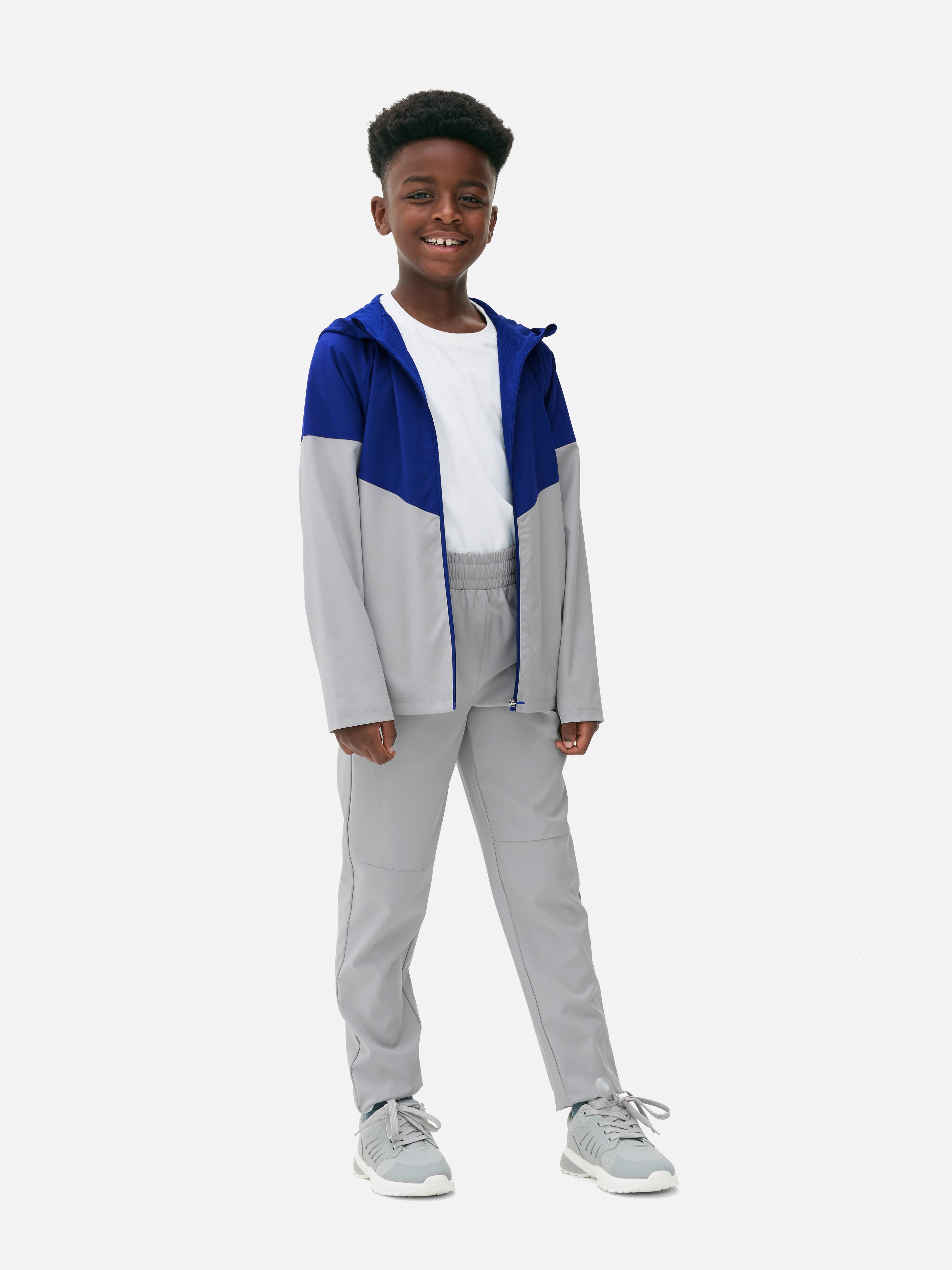 Colour Block Zip-Up Jacket