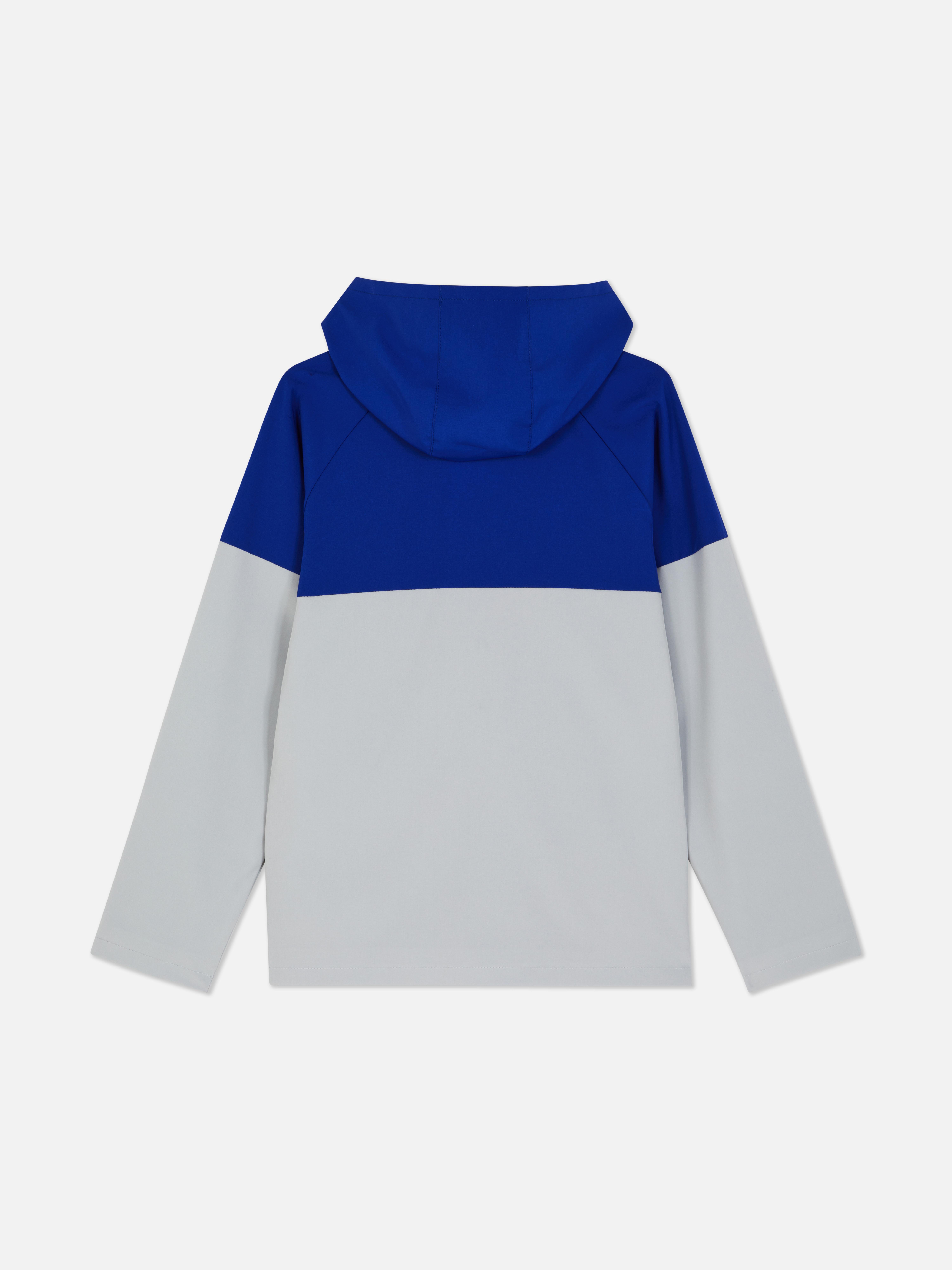 Color Block Zip-Up Jacket