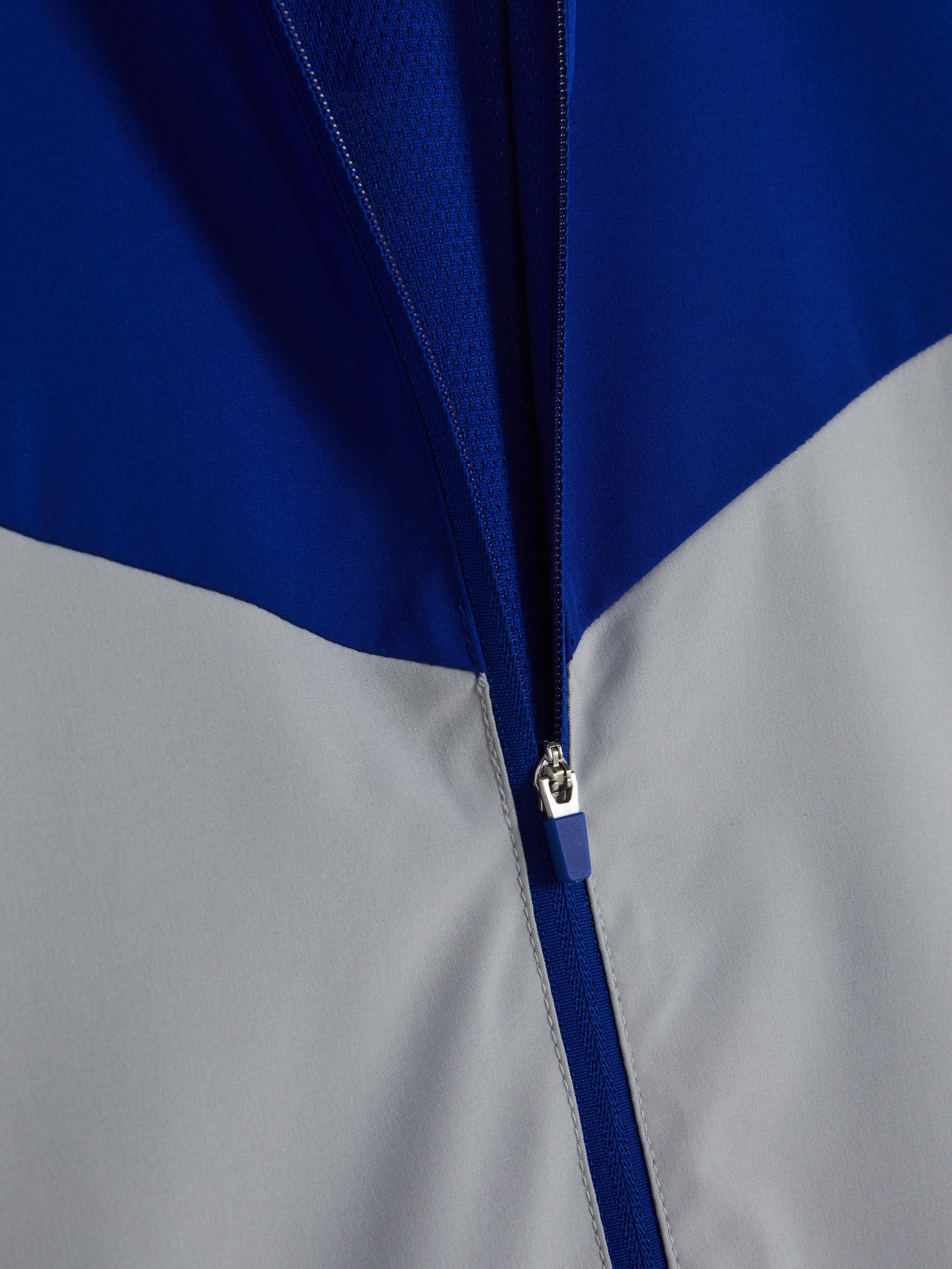 Color Block Zip-Up Jacket