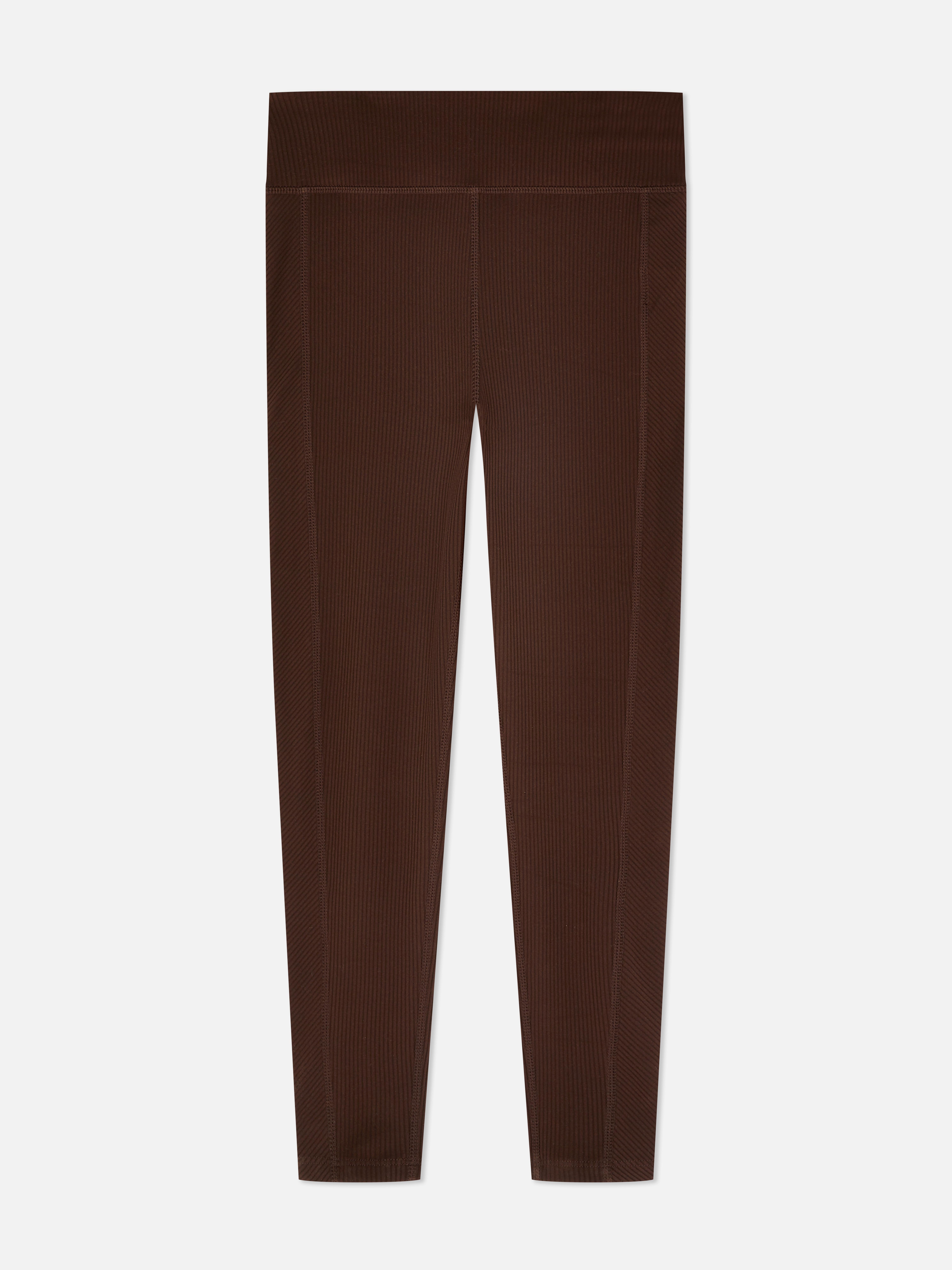 Gerippte Sport-Leggings