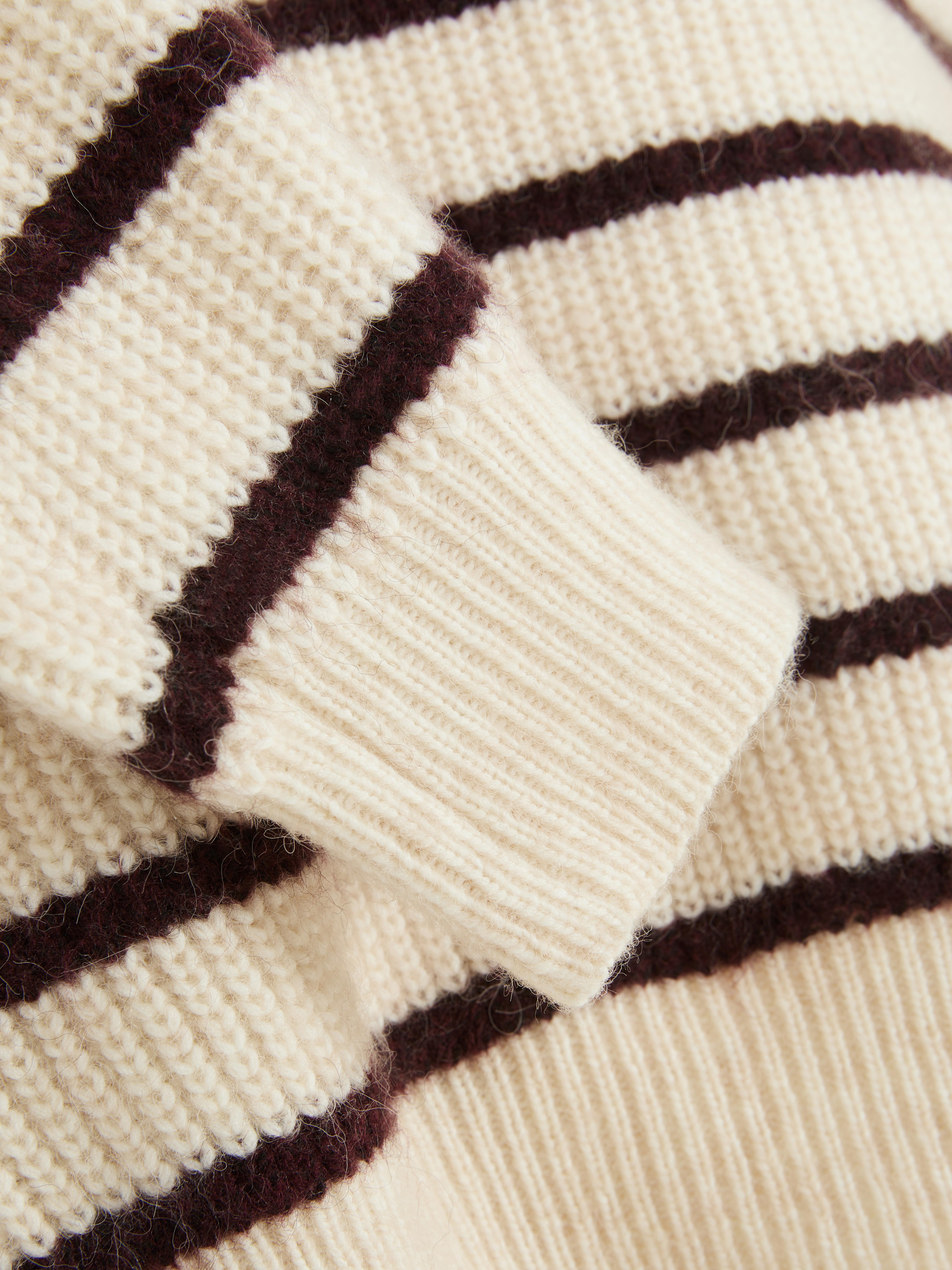 Ribbed Crew Neck Jumper