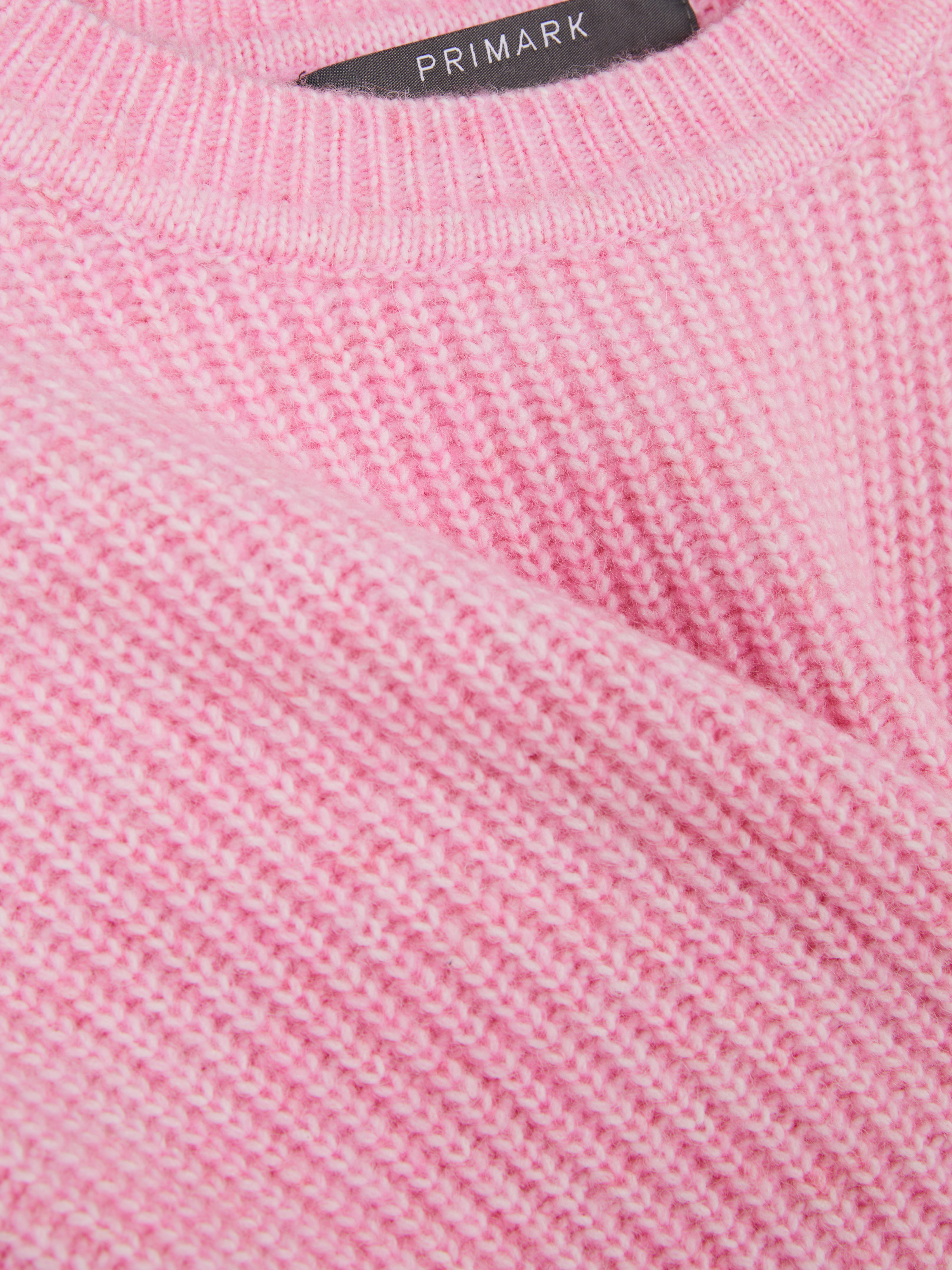 Ribbed Crew Neck Jumper