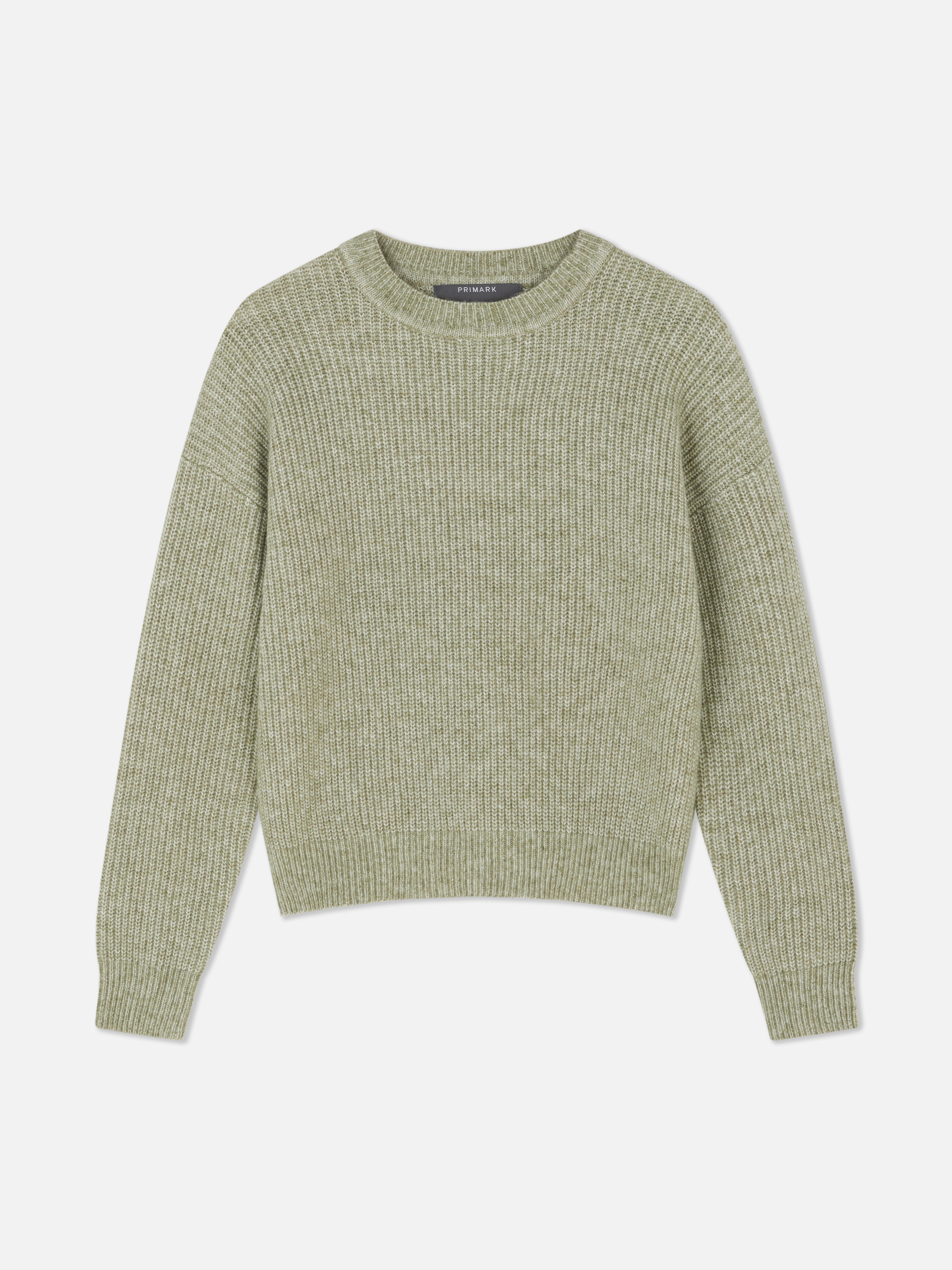 Ribbed Crew Neck Jumper