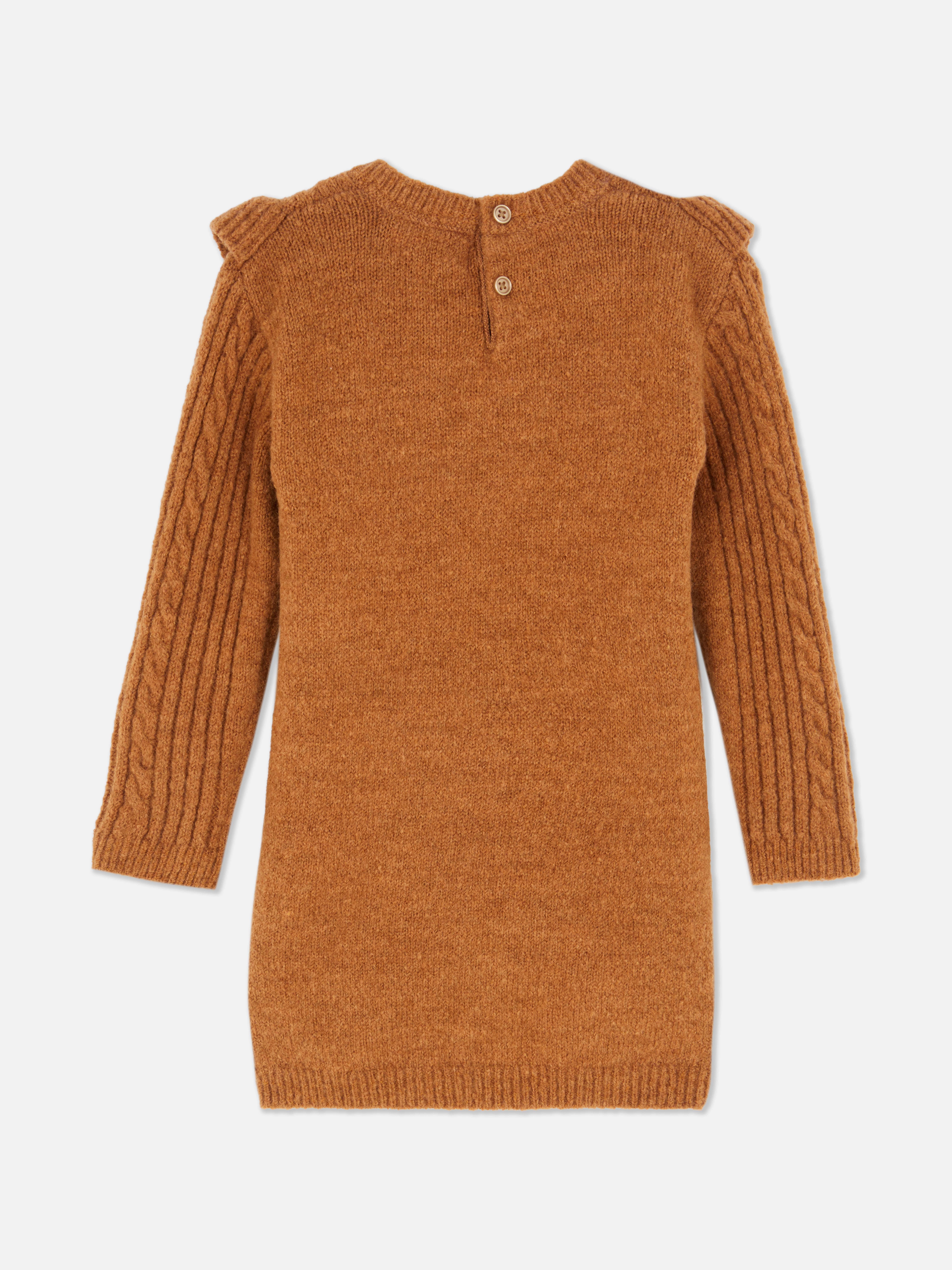 0–36 Monate | Strickkleid mit Zopfmuster und Strumpfhose