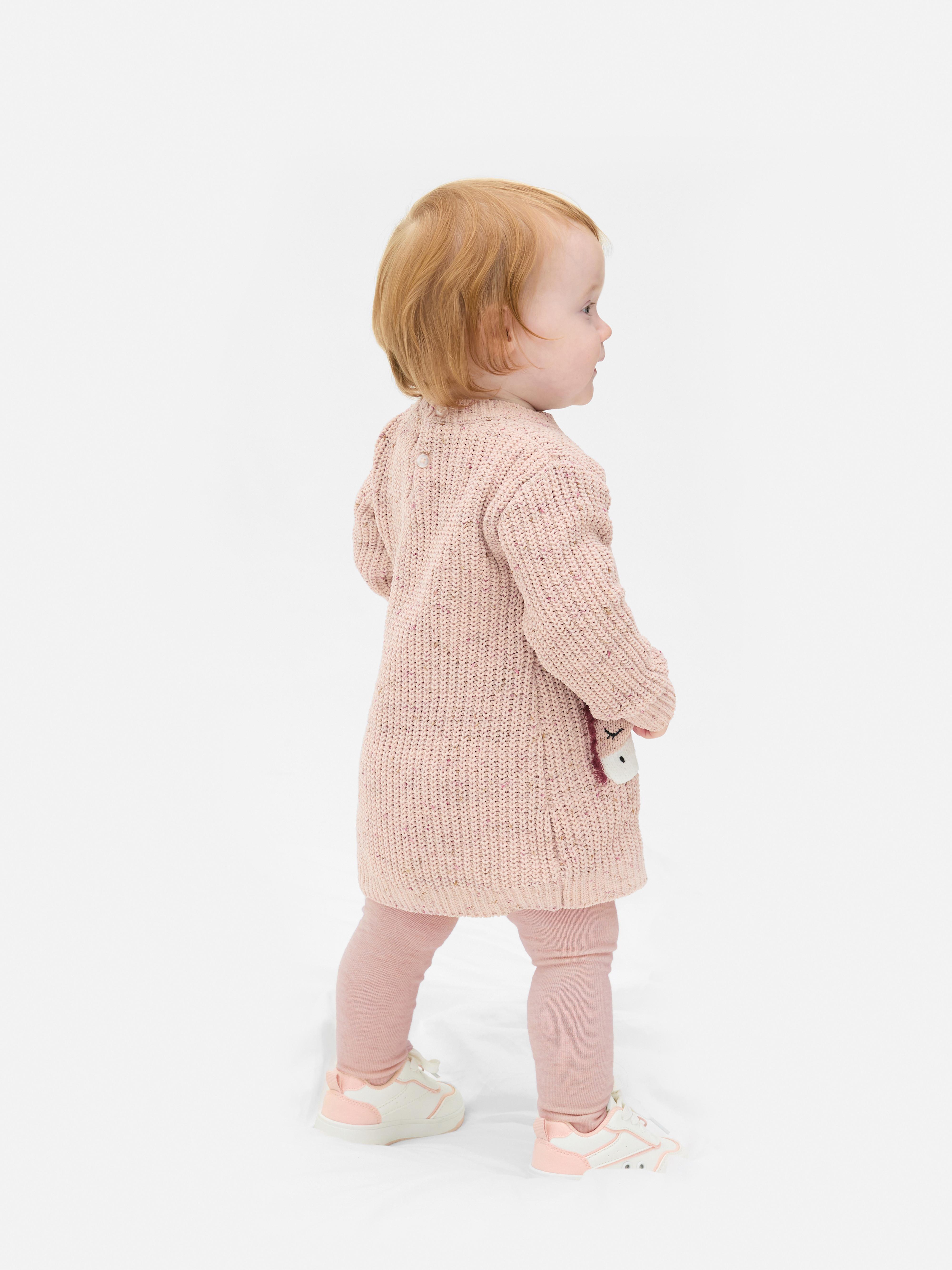 0-36 mois | Ensemble robe en maille licorne et collants