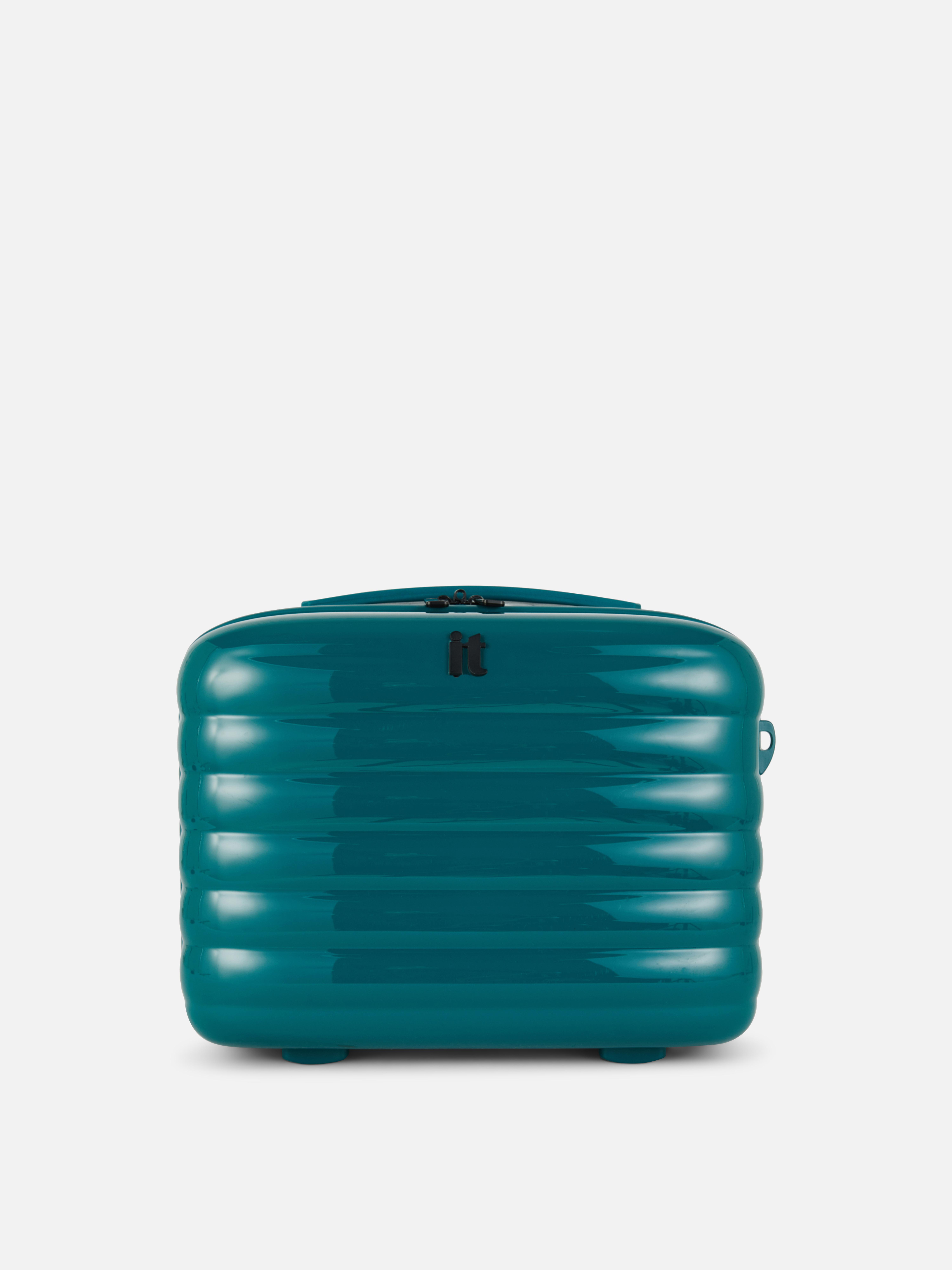 Geribde beautycase met draagriem IT
