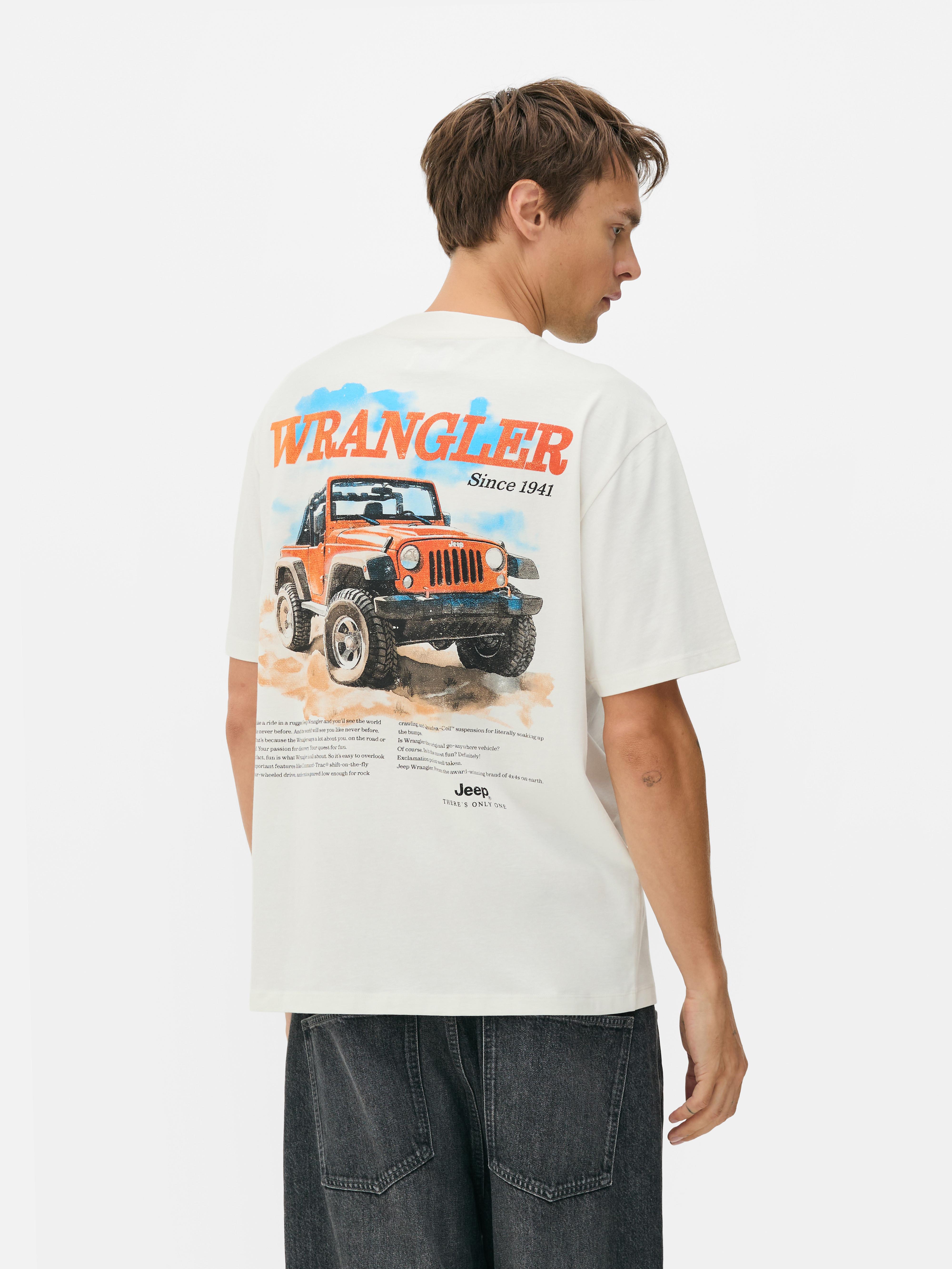 T-shirt met print Jeep