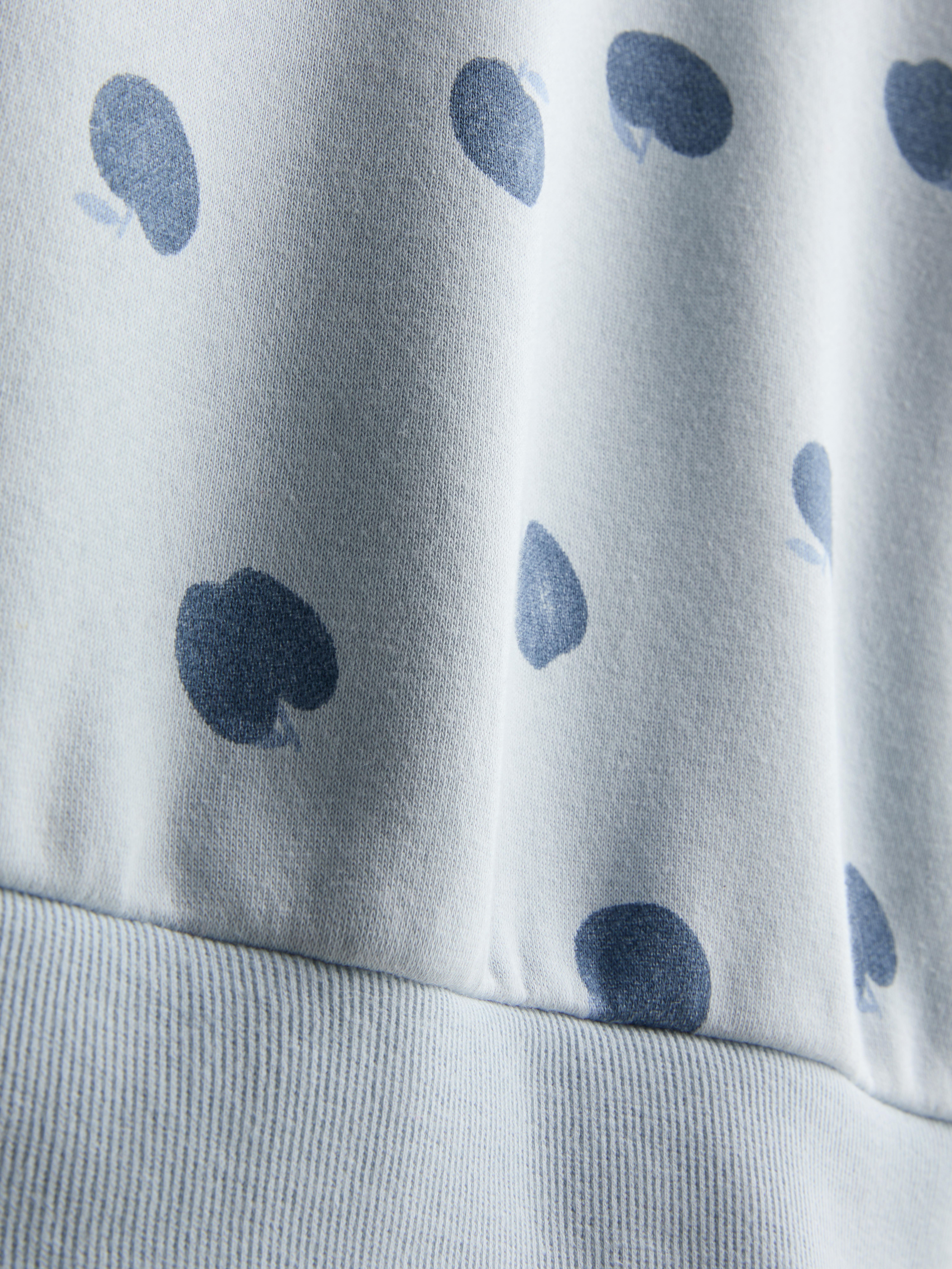 Girls Light Blue 1.5-8yrs | Printed Sweatshirt