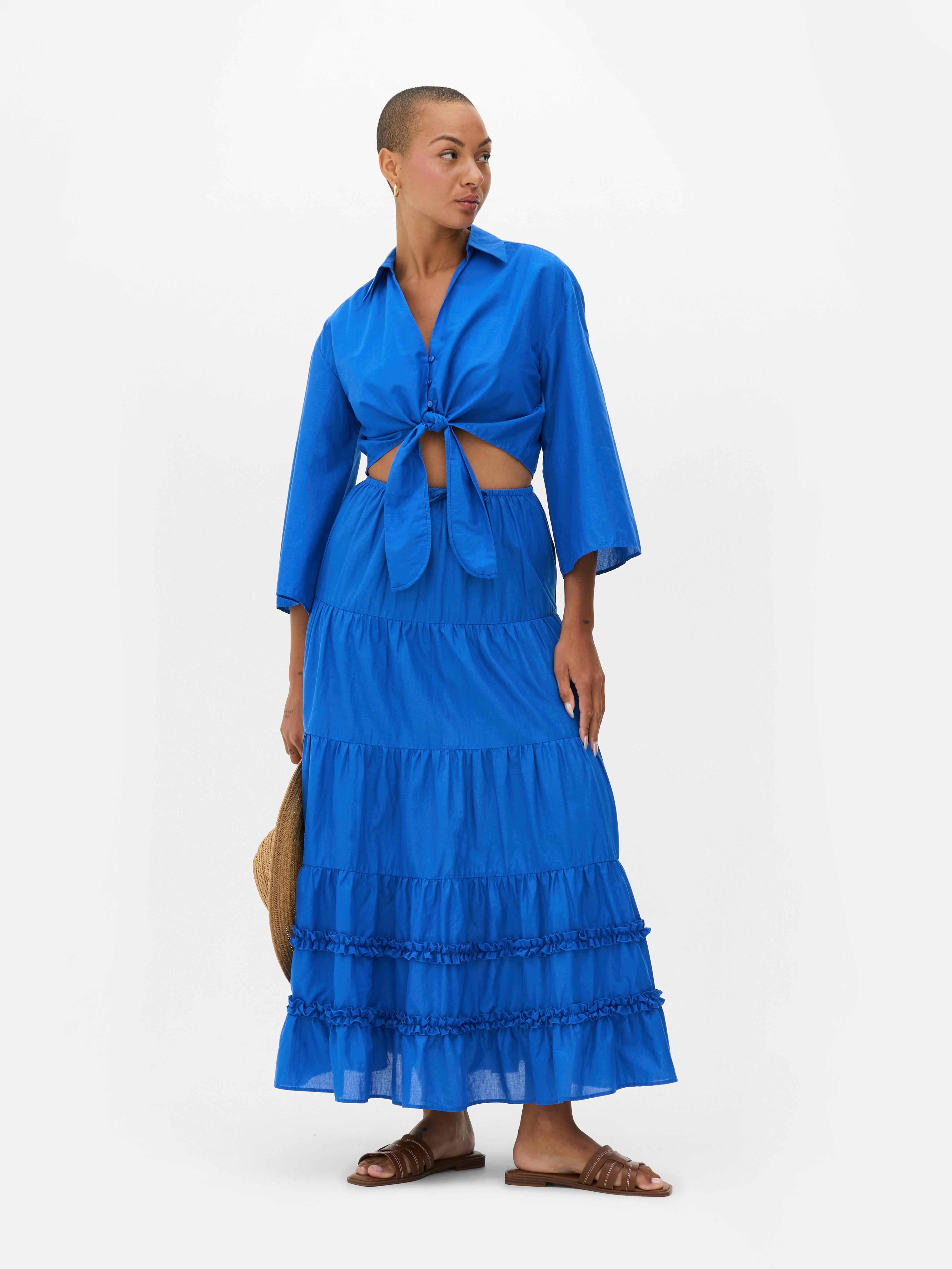Tiered Maxi Skirt