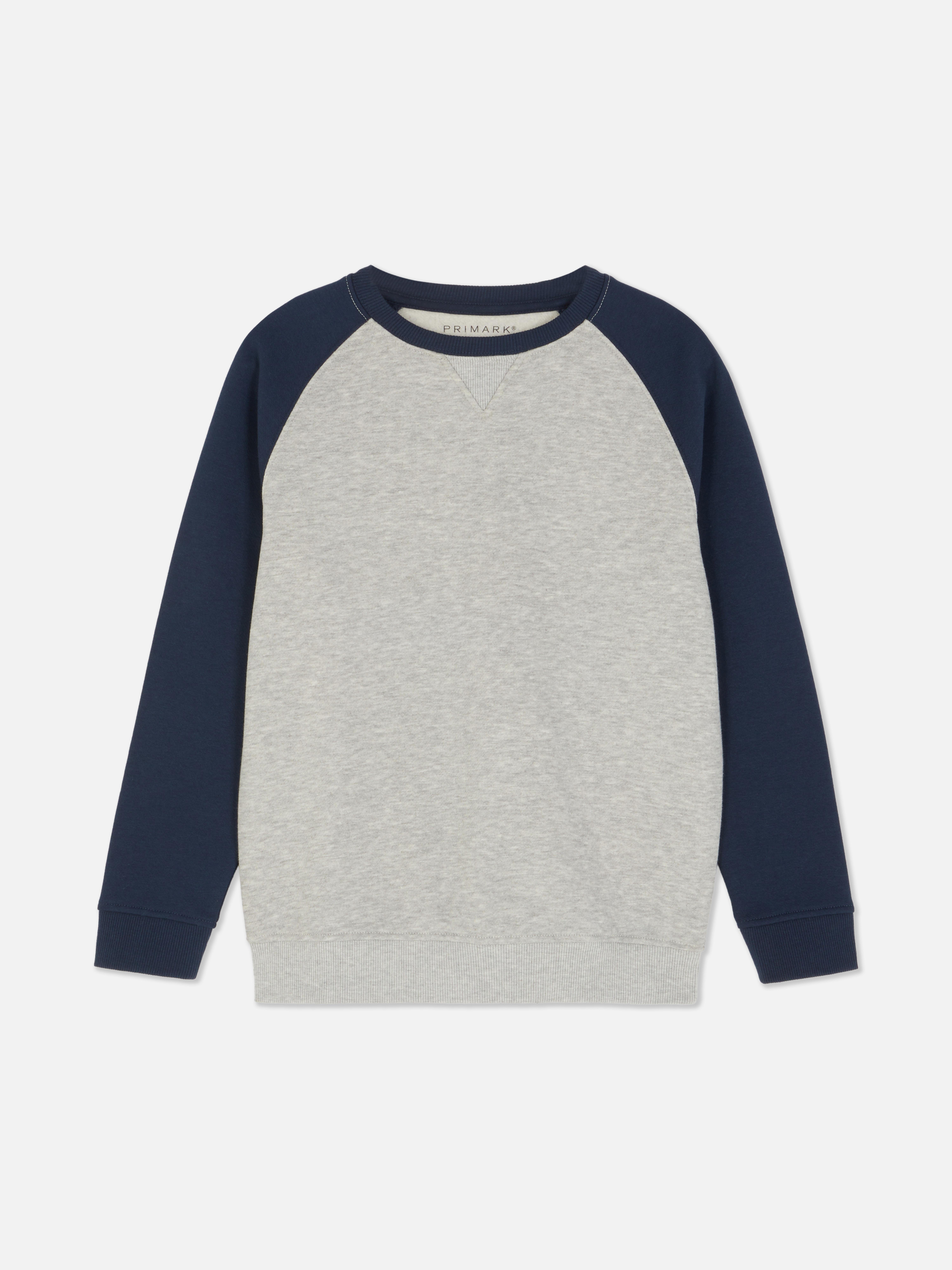 Sweatshirt in Blockfarben