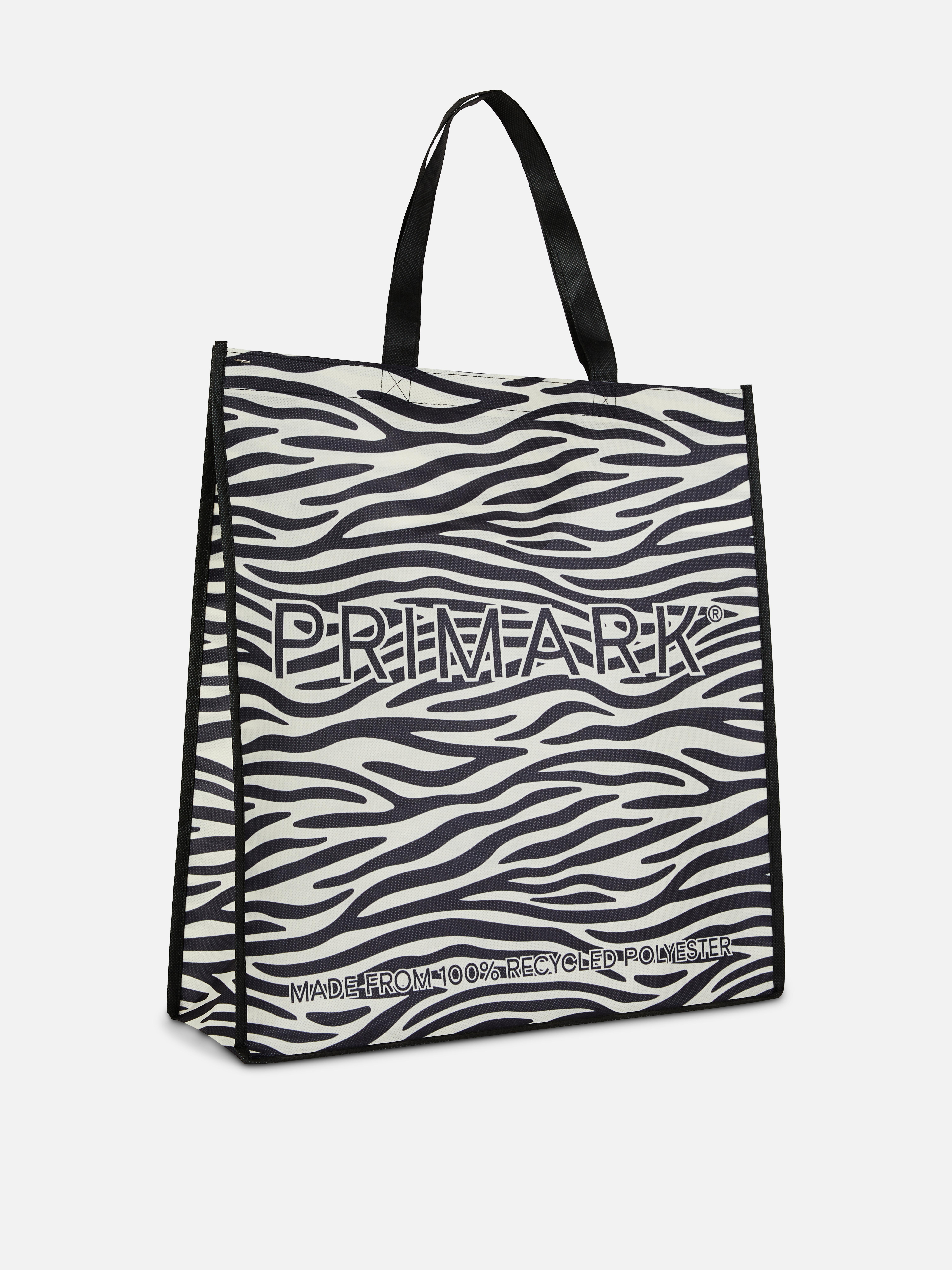 Große „Primark“ Tragetasche mit Print
