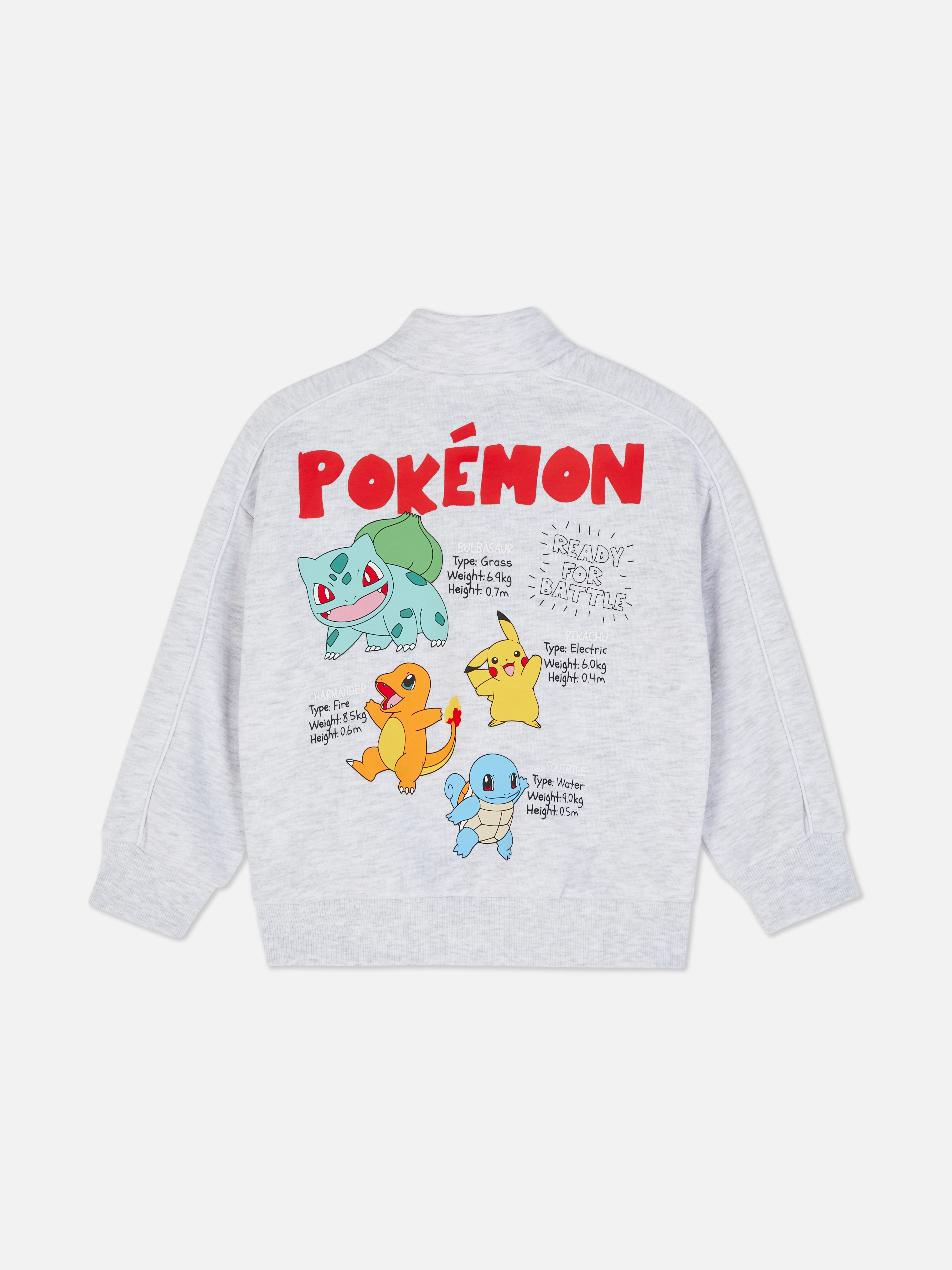 3-8 anos | Camisola gola funil Pokémon