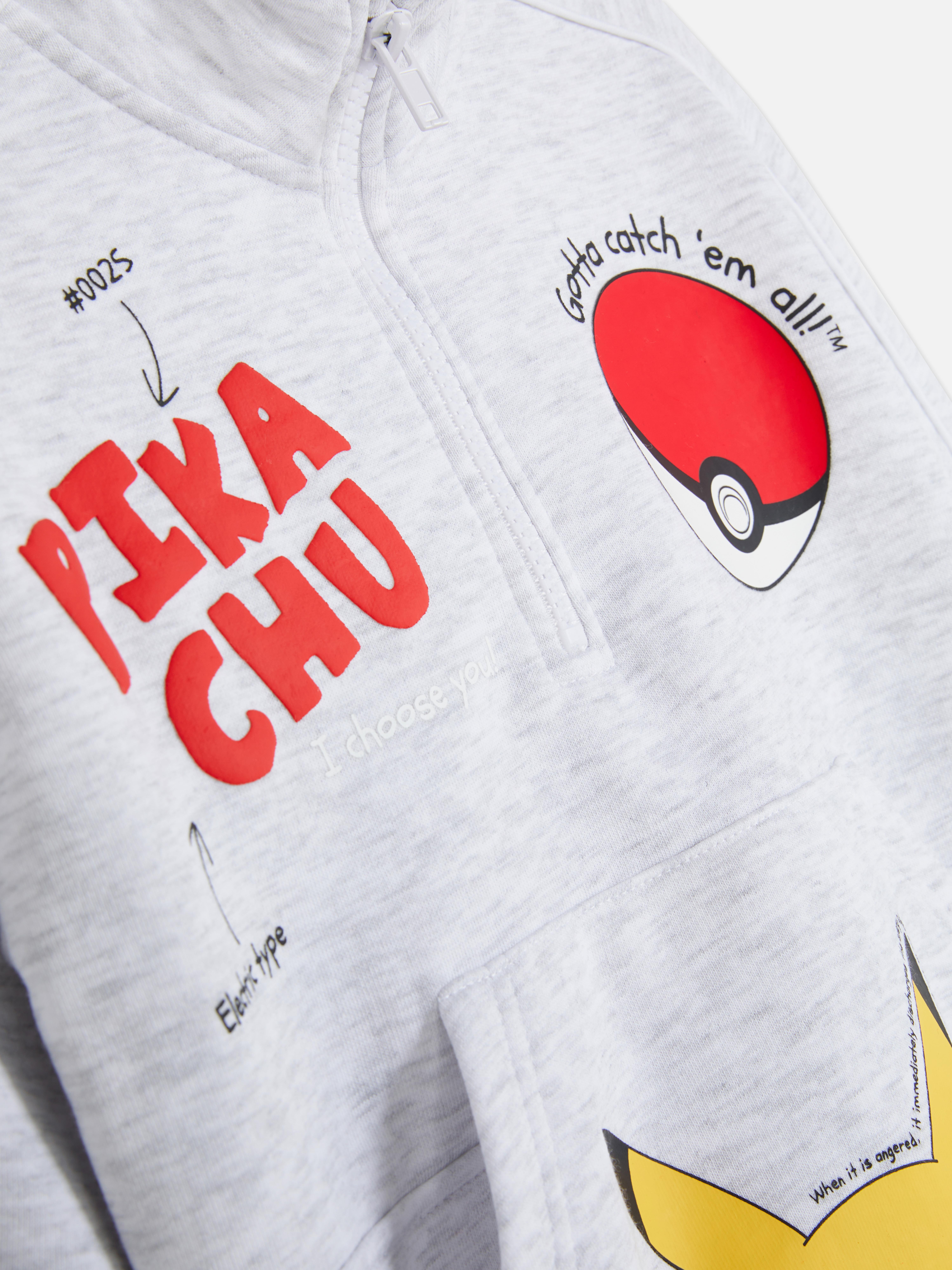 3-8 anos | Camisola gola funil Pokémon