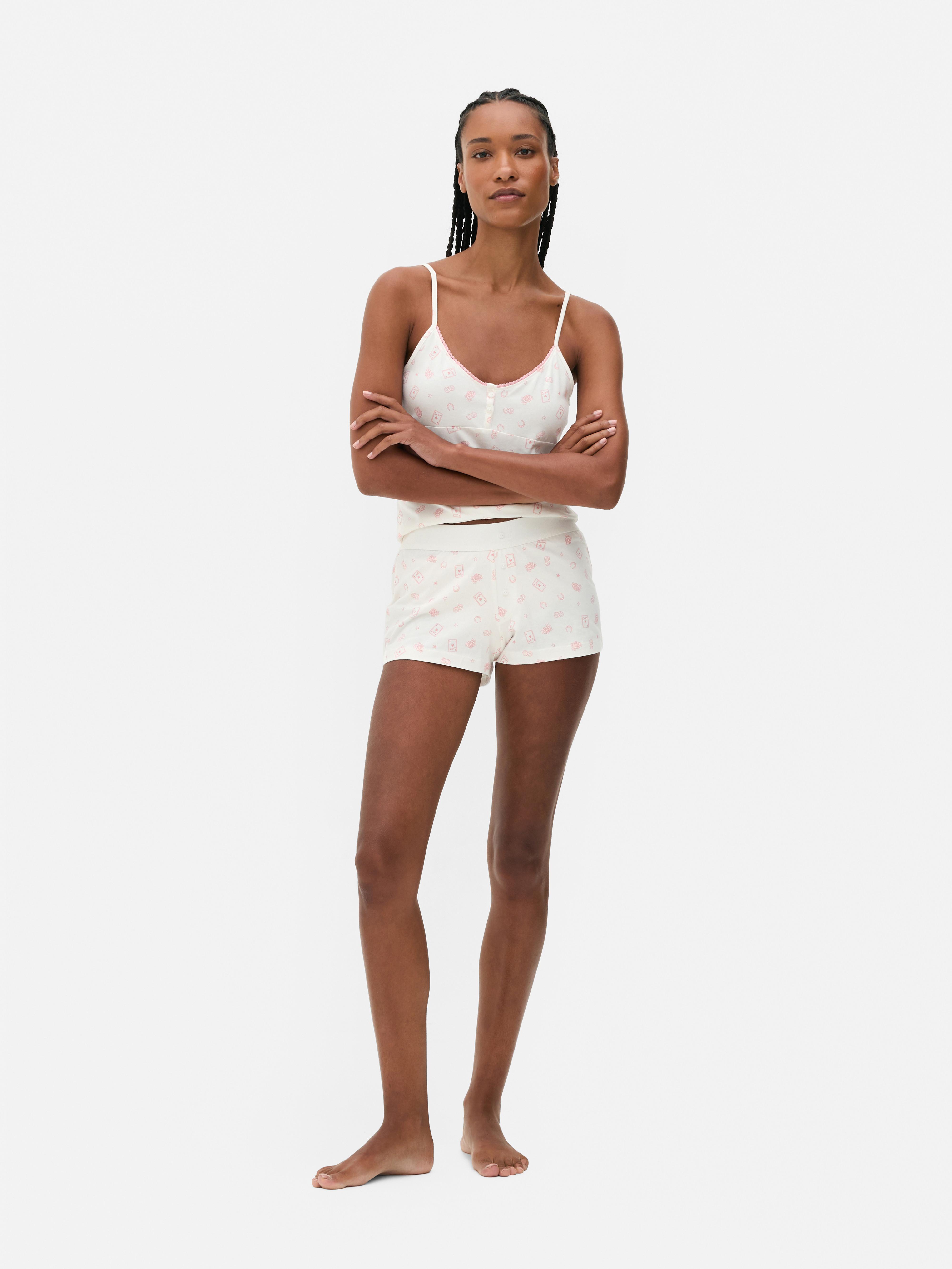 Pyjama caraco en coton