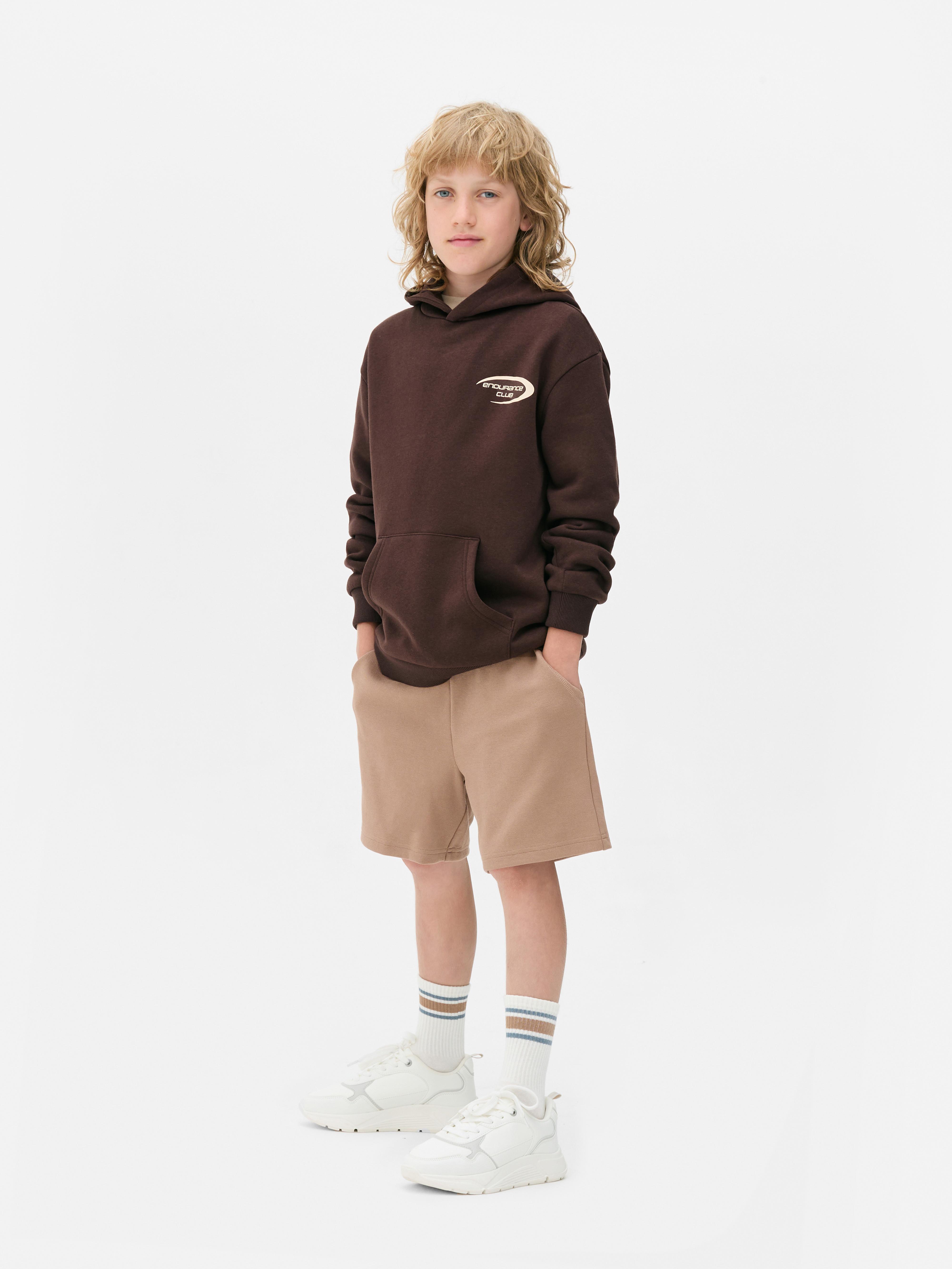 7-15 anos | Camisola capuz gráfica