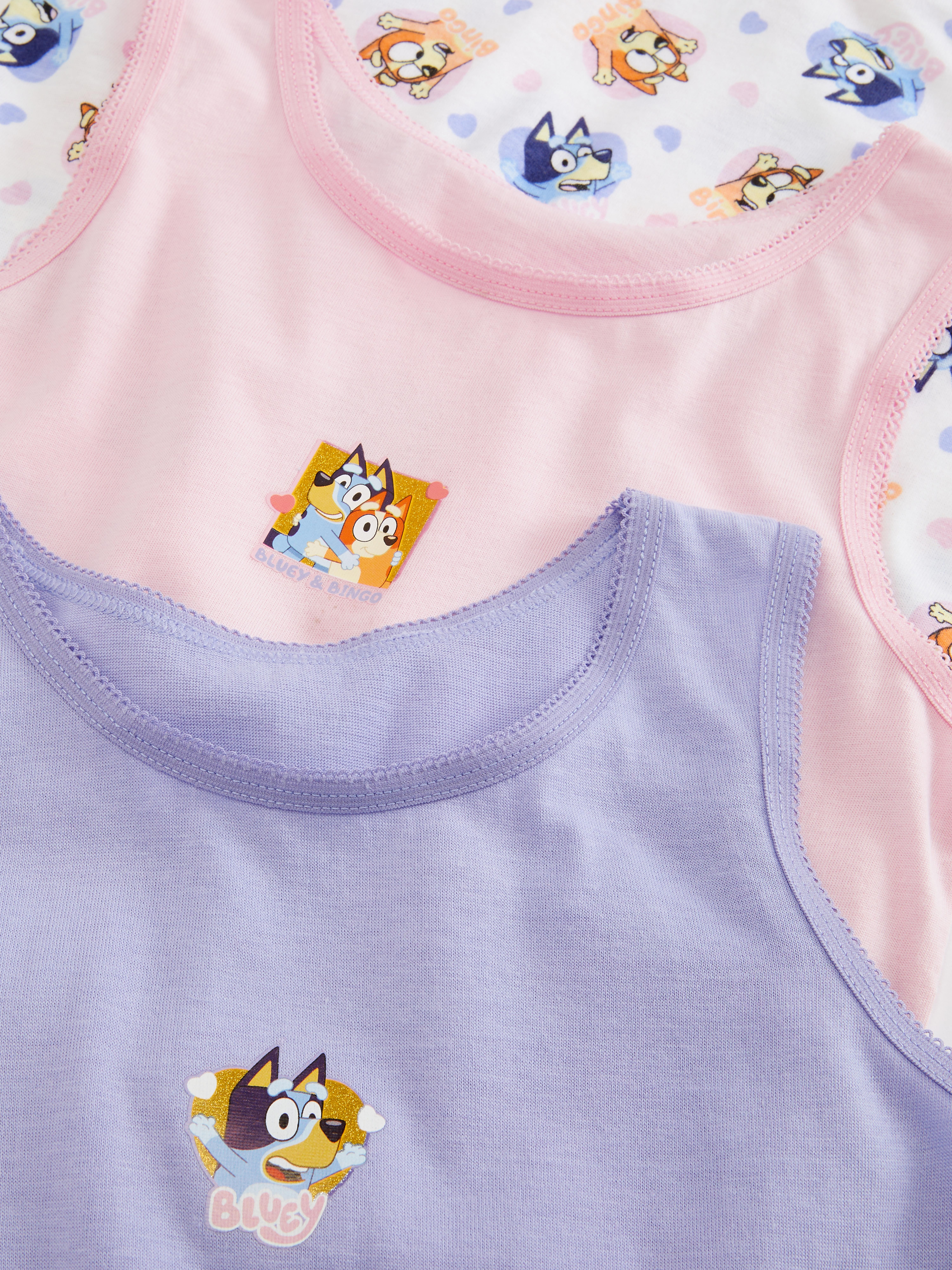 1.5-8yrs | 3pk Bluey Vests