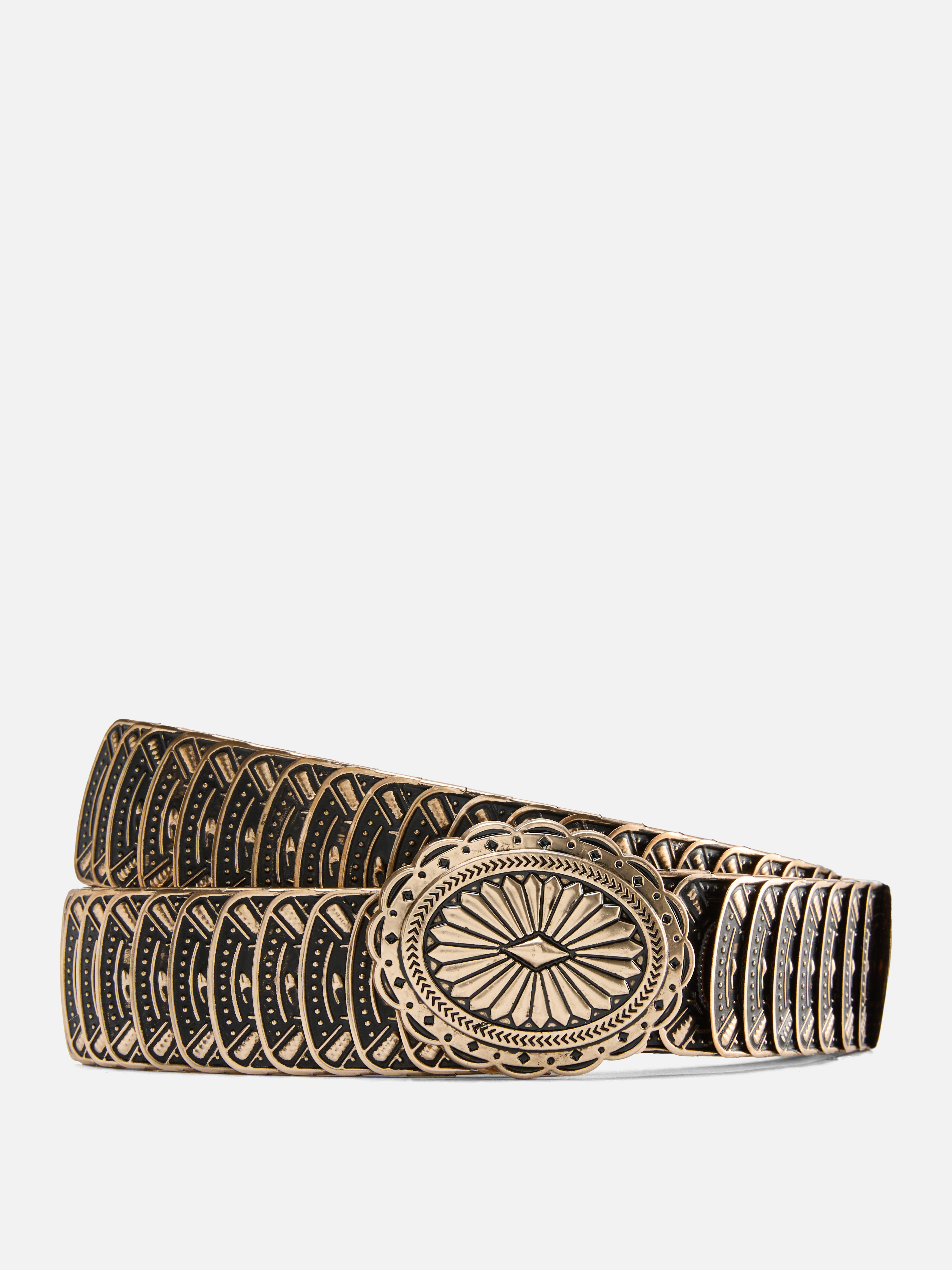 Ceinture stretch à ornements effet vieilli