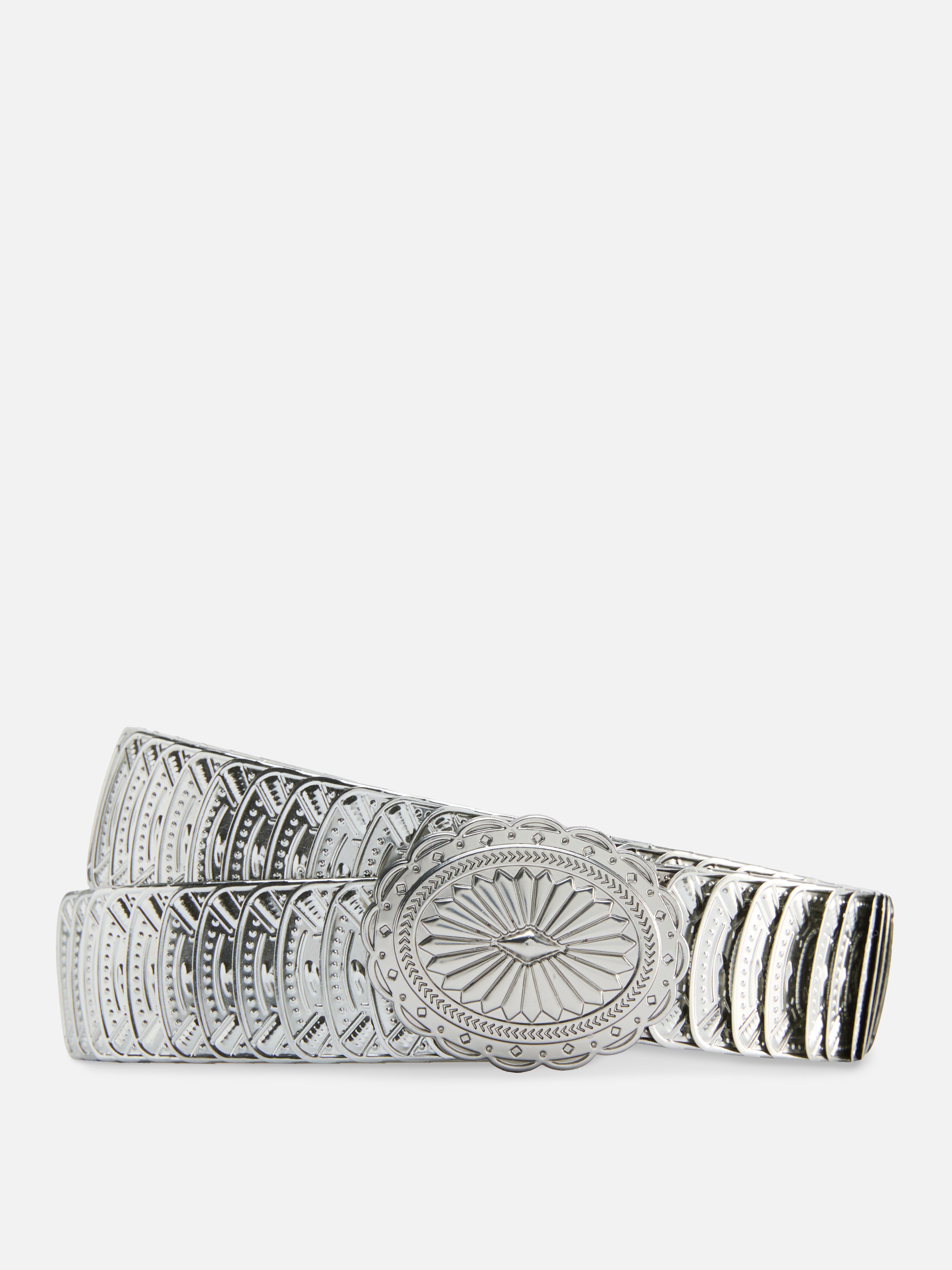 Ceinture stretch à ornements effet vieilli