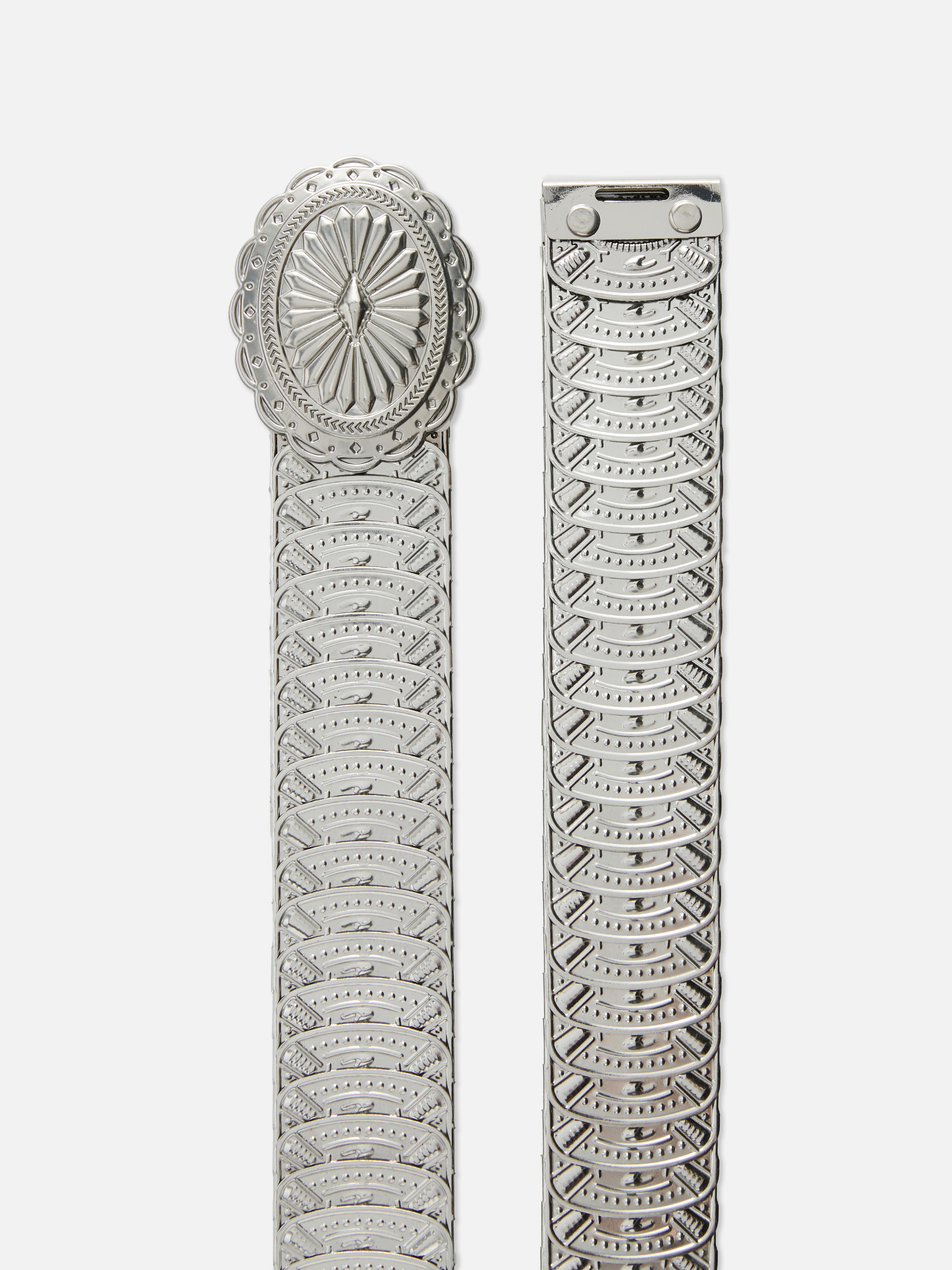 Ceinture stretch à ornements effet vieilli