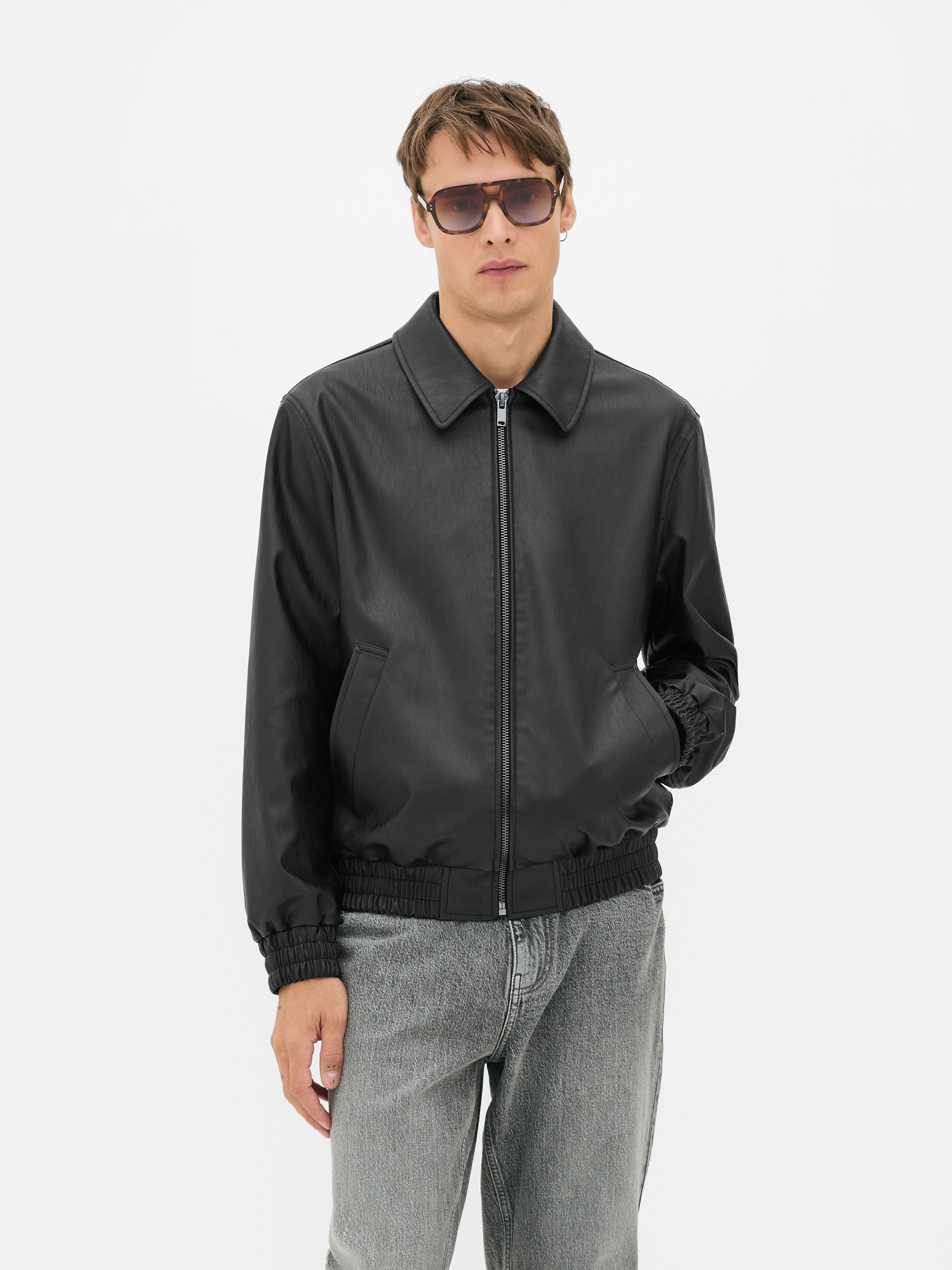 Veste de motard zippée