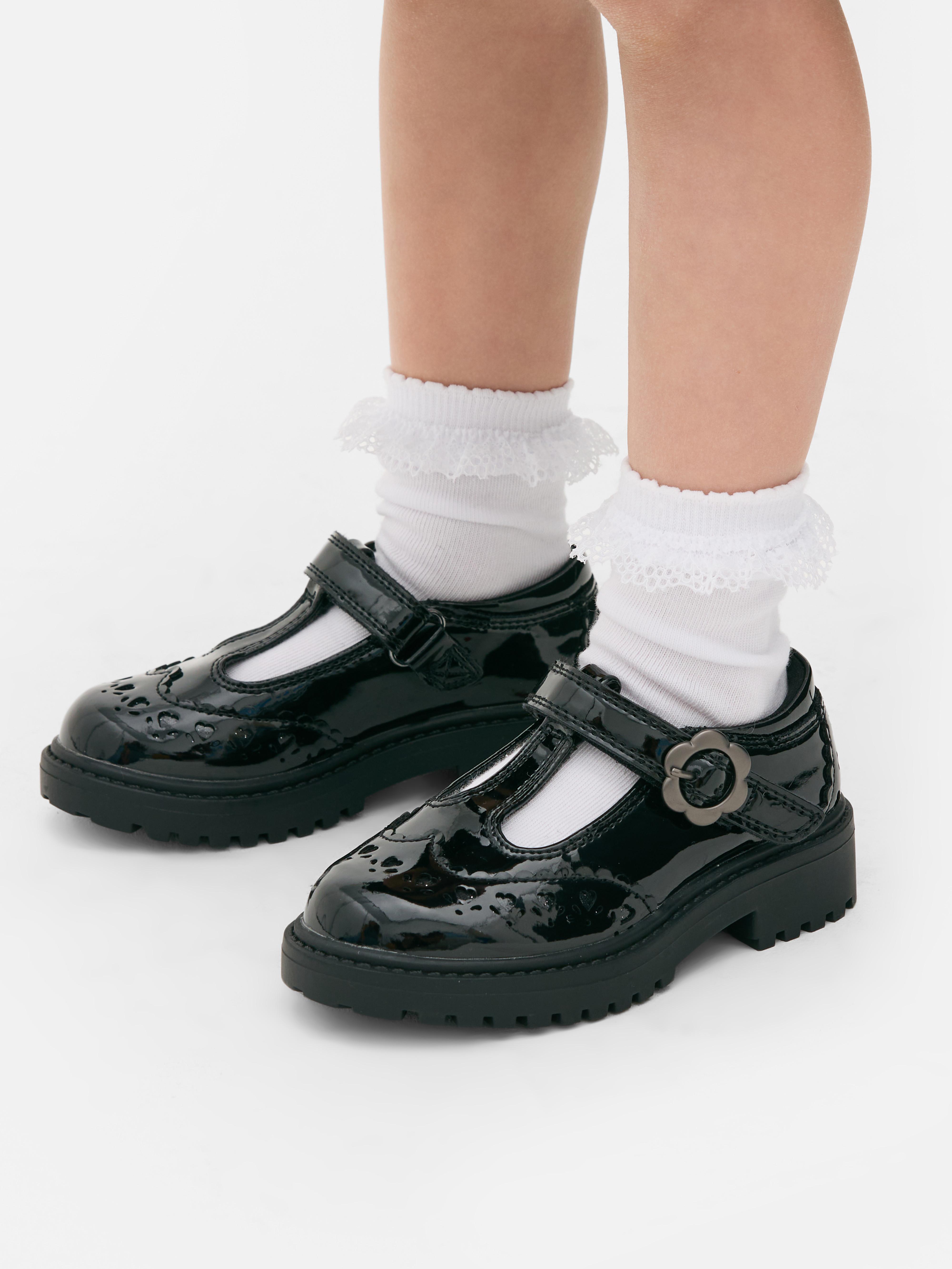 Patent T-Bar School Shoes
