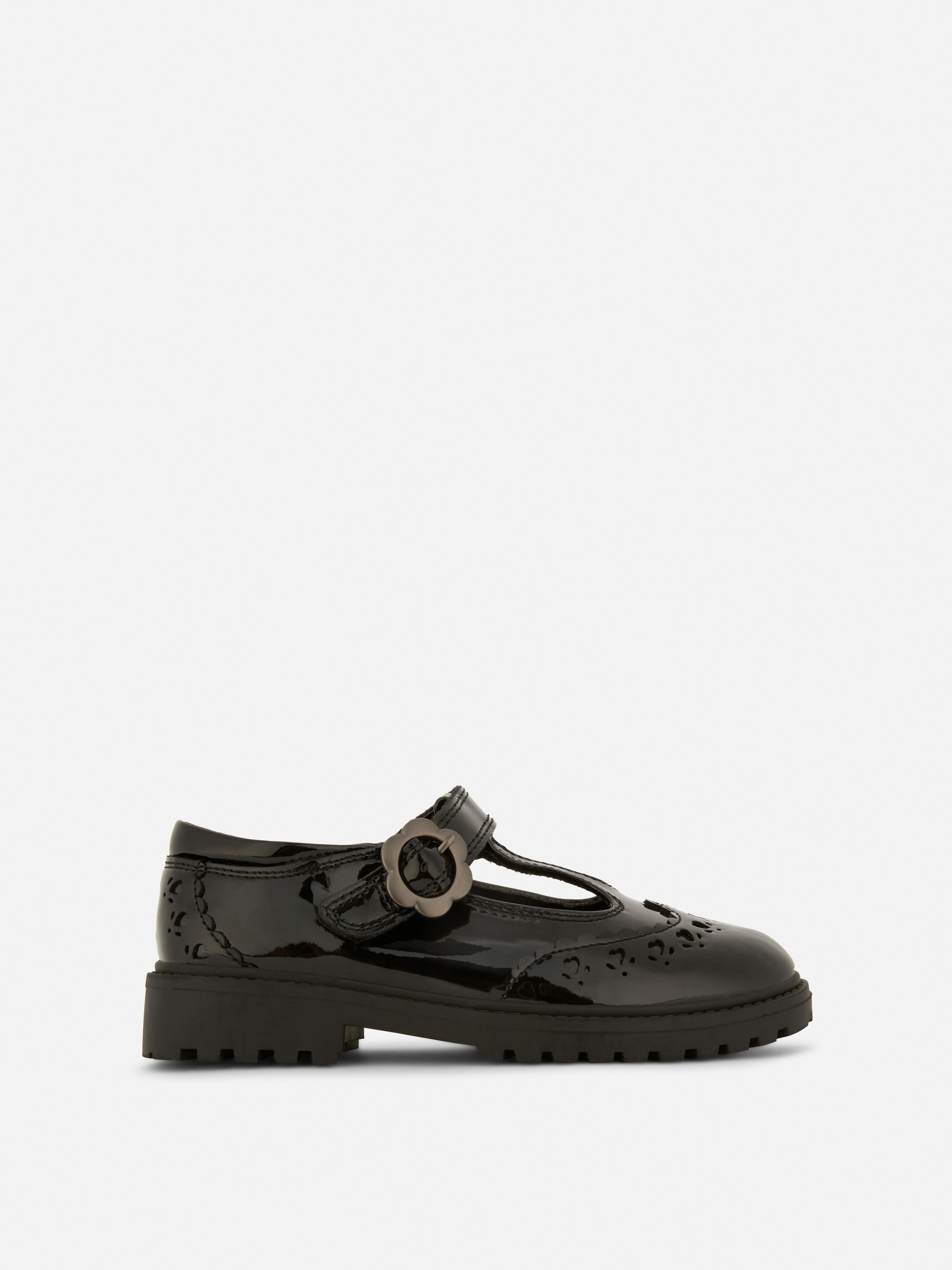 Patent T-Bar School Shoes