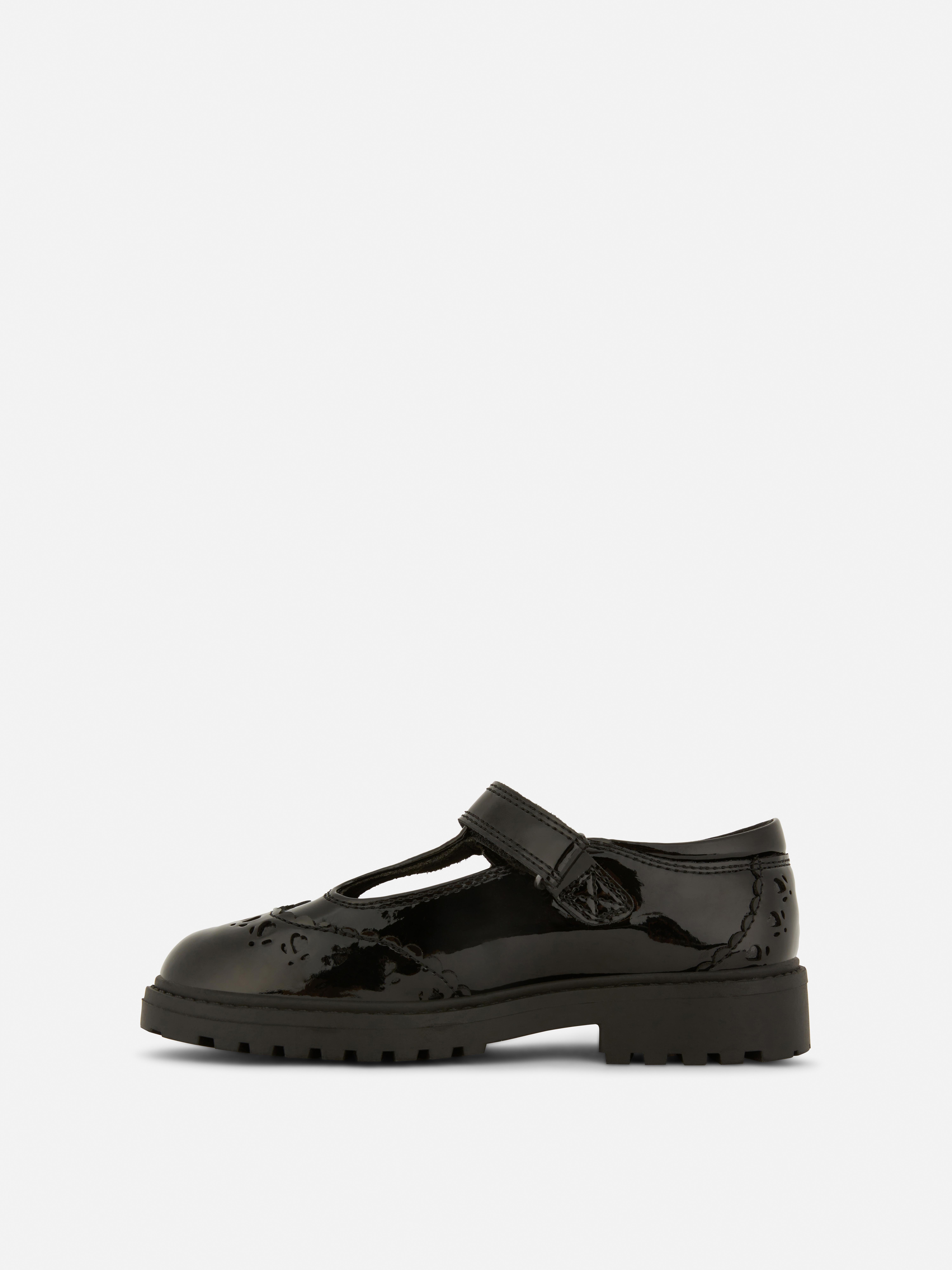 Patent T-Bar School Shoes