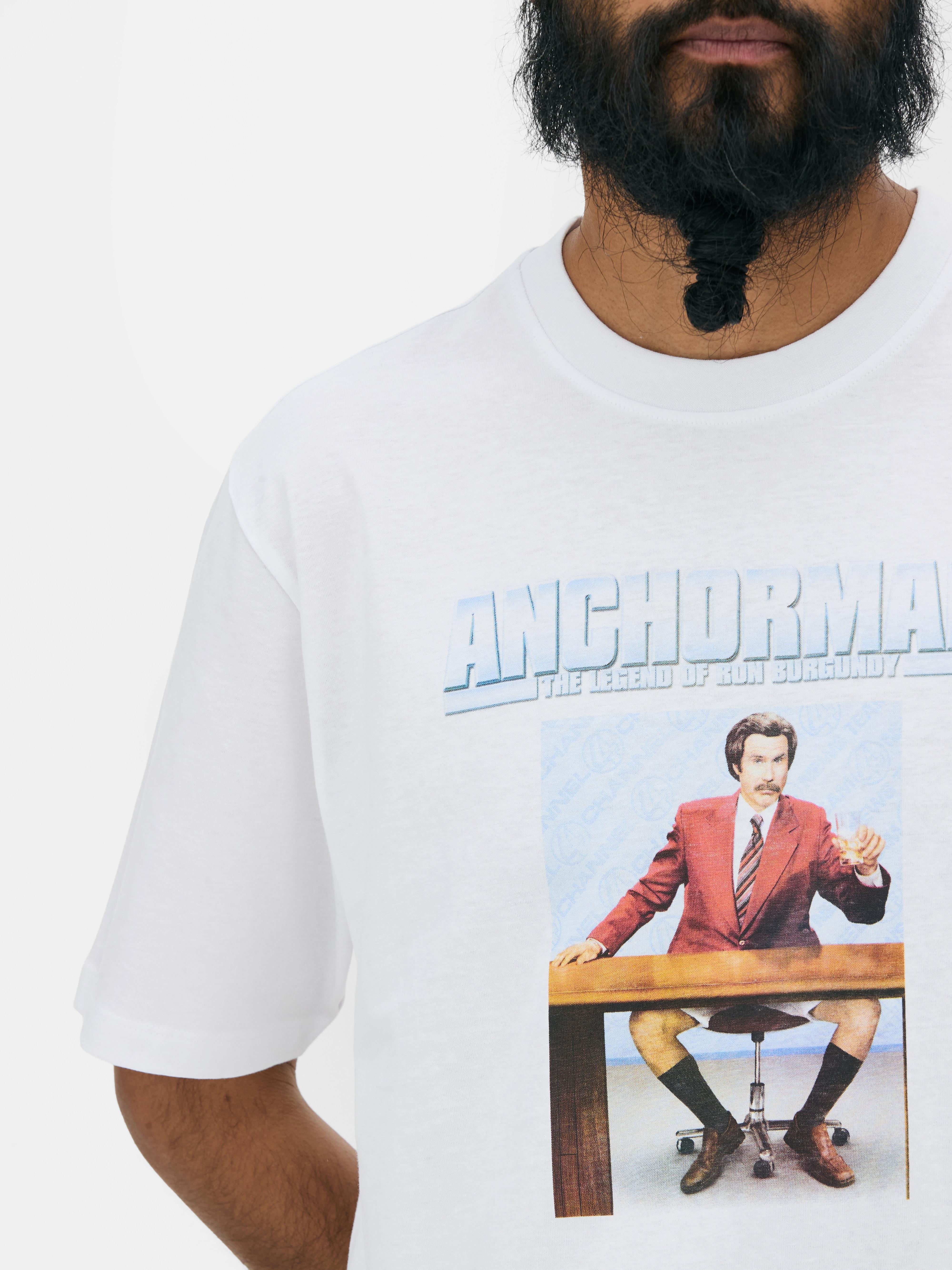 „Anchorman“ T-Shirt mit Grafik