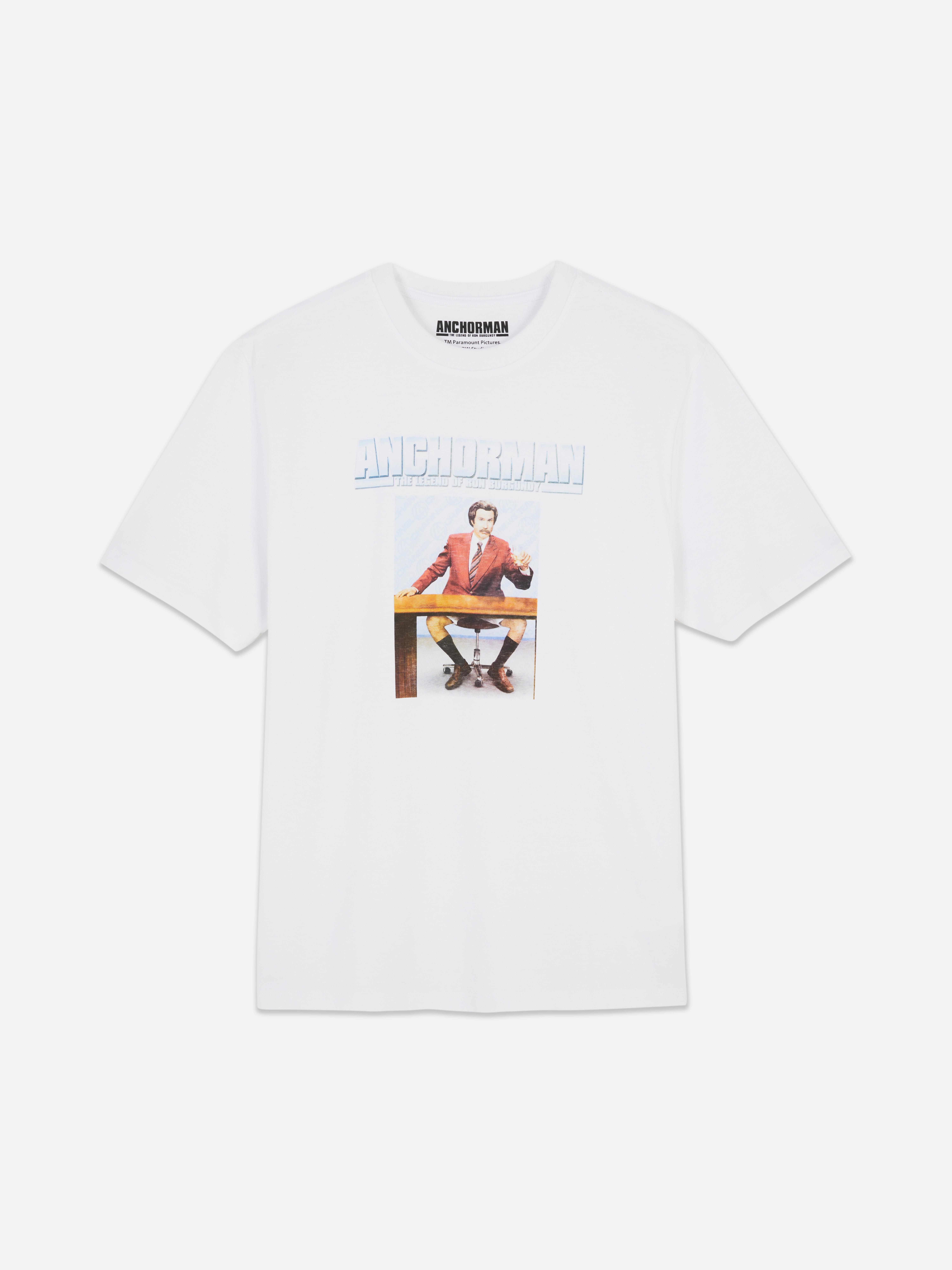 „Anchorman“ T-Shirt mit Grafik