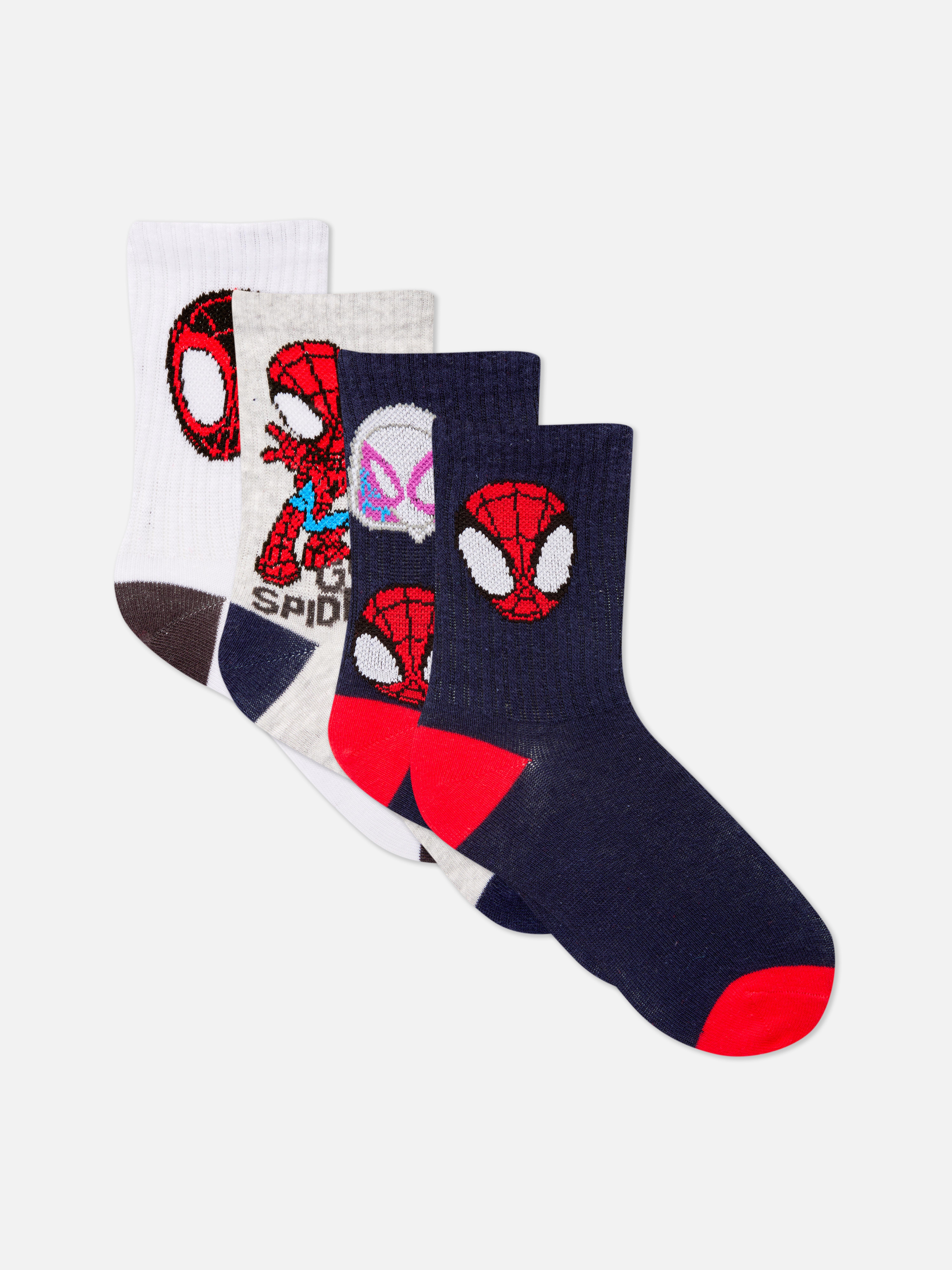 4pk MARVEL Spidey Ankle Socks