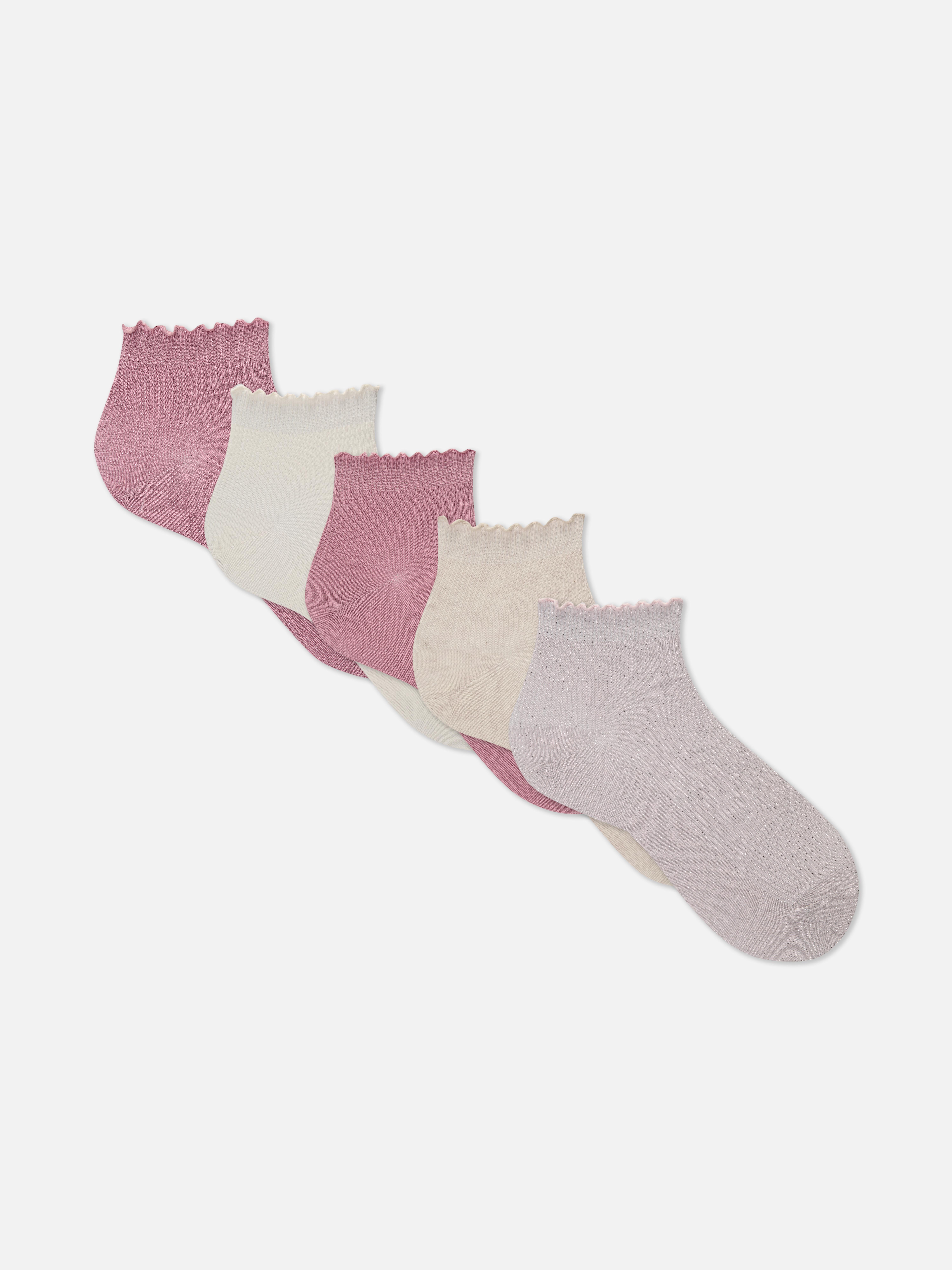 Pack de 5 pares de calcetines brillantes