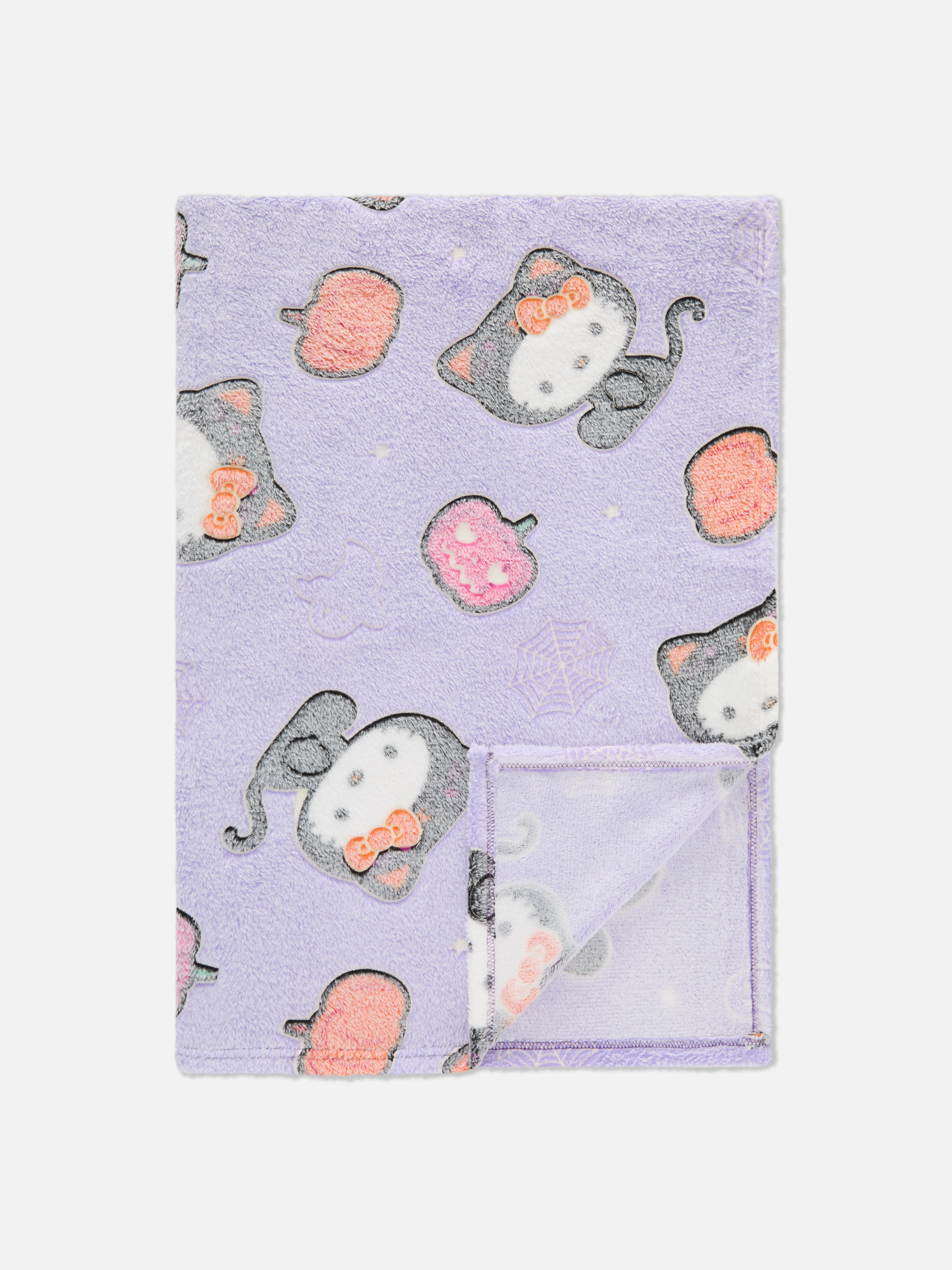 Glow-in-the-dark deken Hello Kitty Kuromi