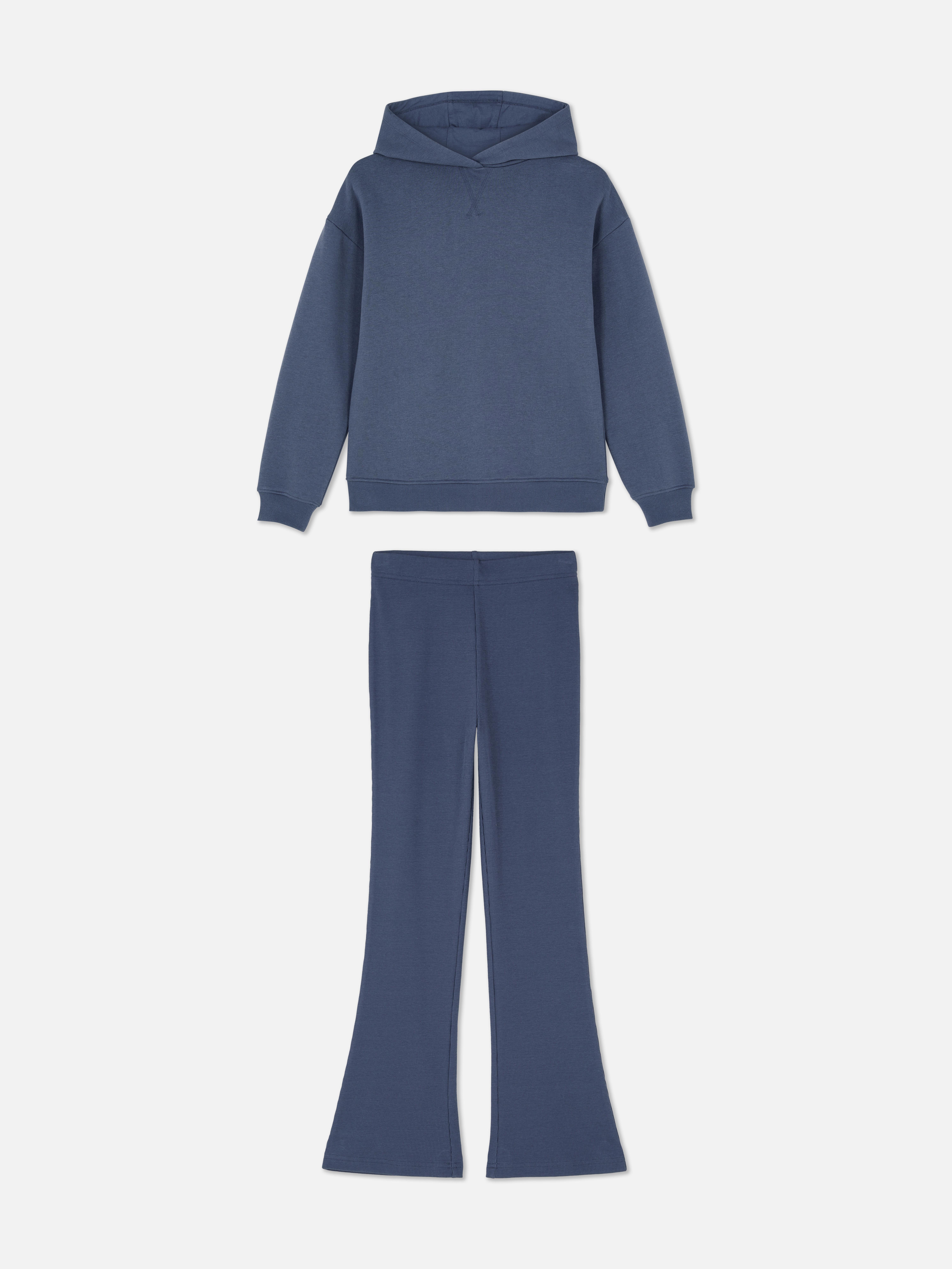 7–15 ans | Ensemble sweat à capuche et legging évasé