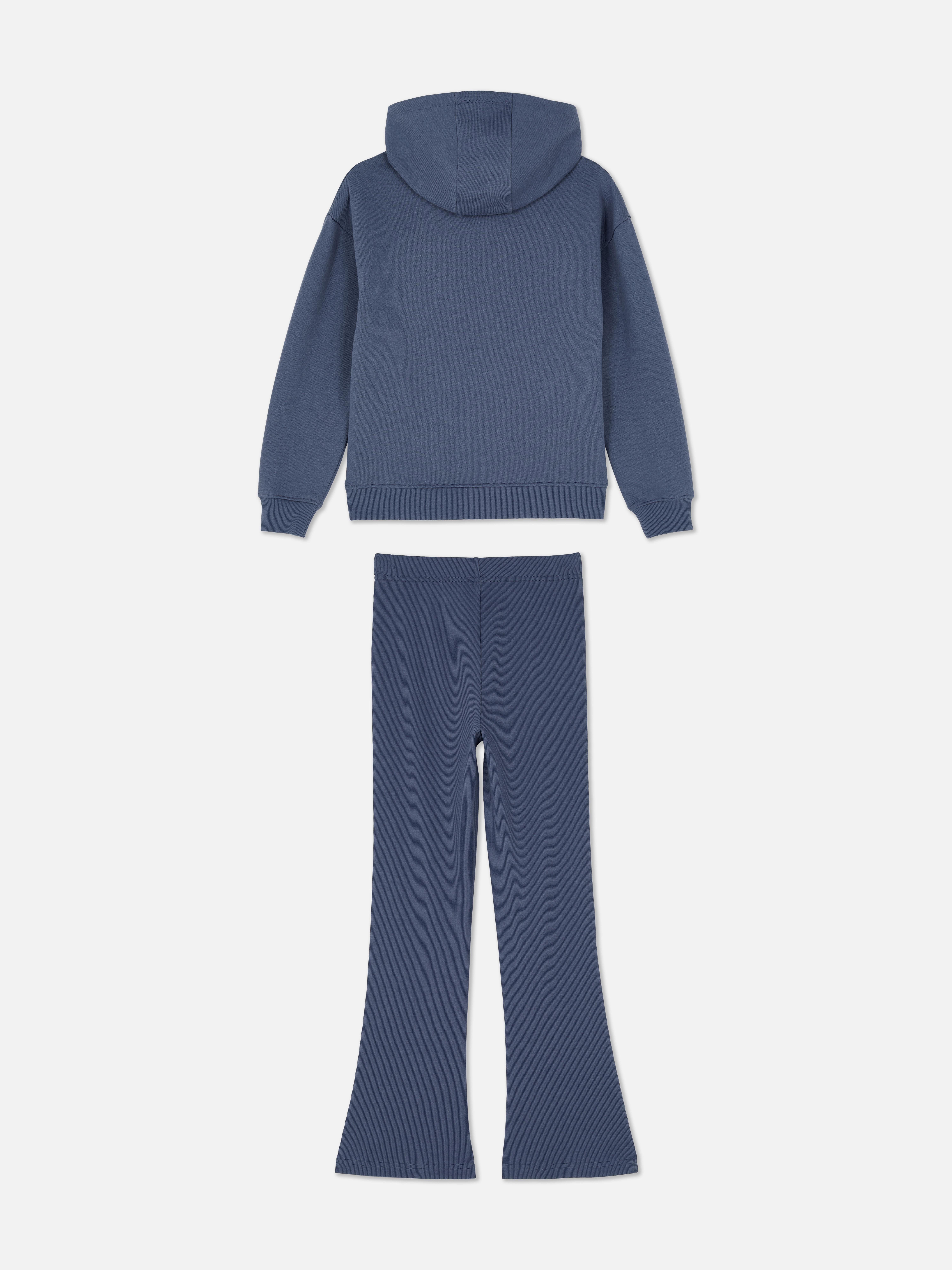 7–15 Jahre | Hoodie und Leggings mit ausgestelltem Bein