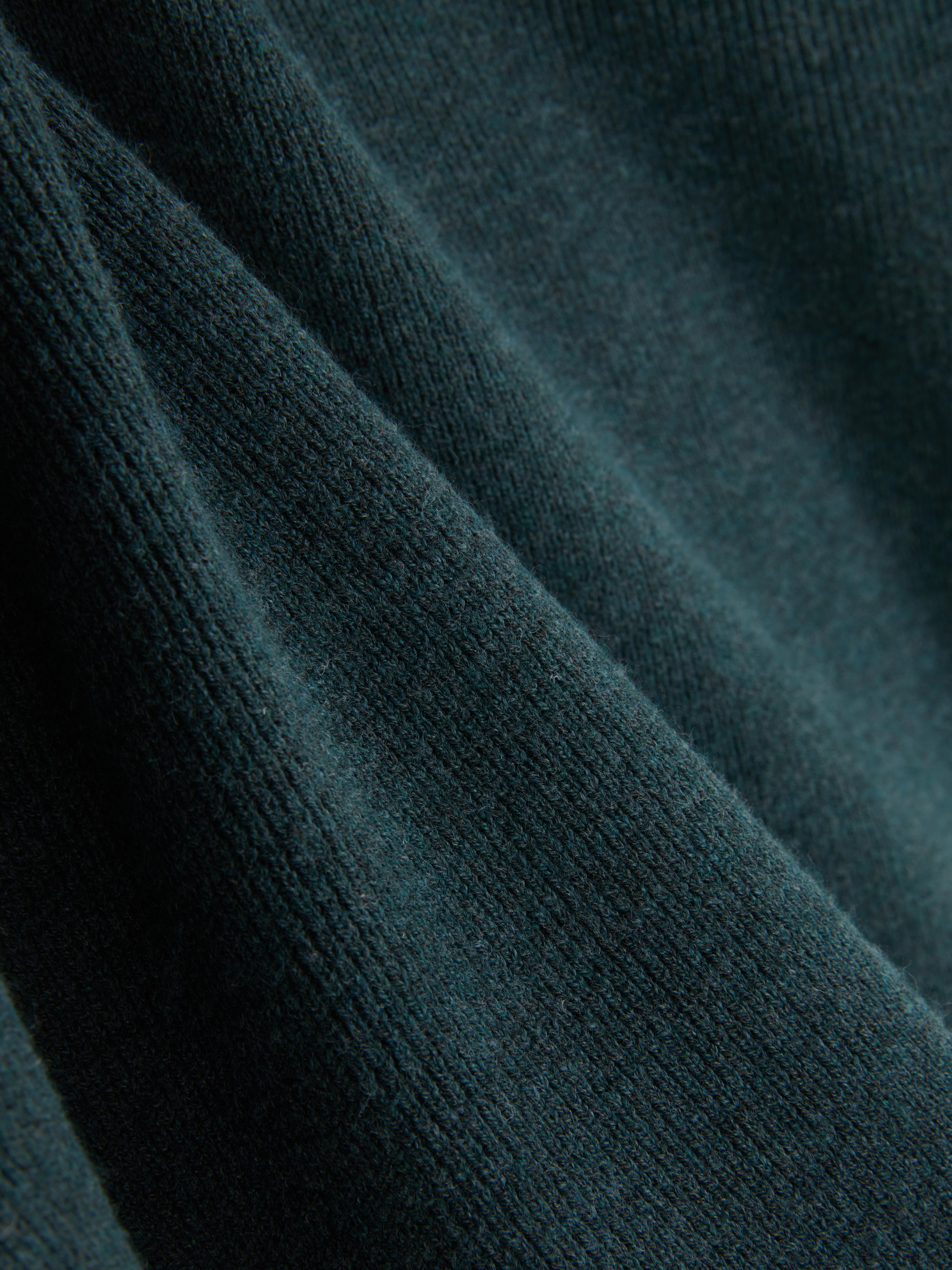 Ribbed Polo Neck Sweater