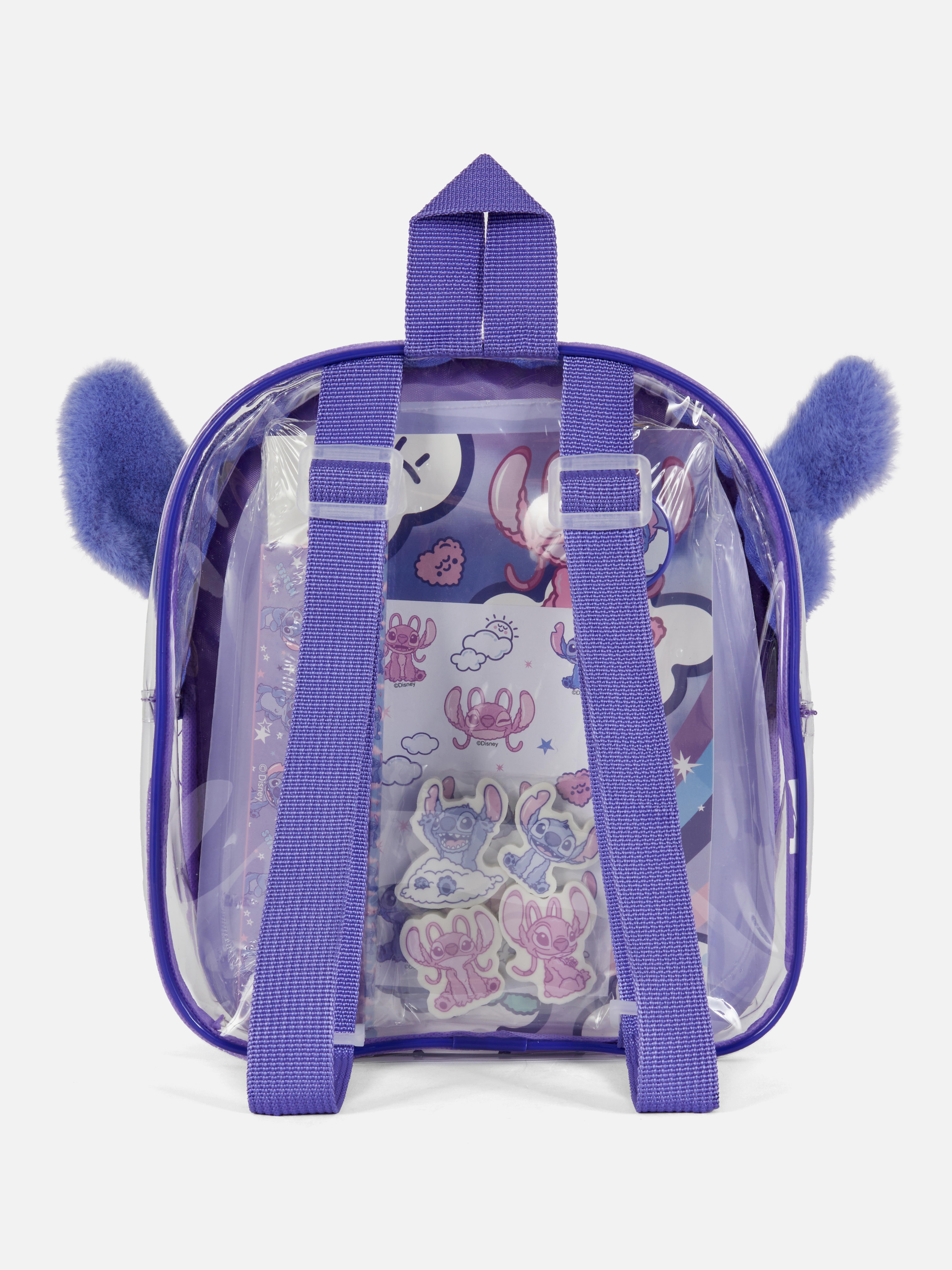 Disney’s Stitch Plush Stationery Backpack