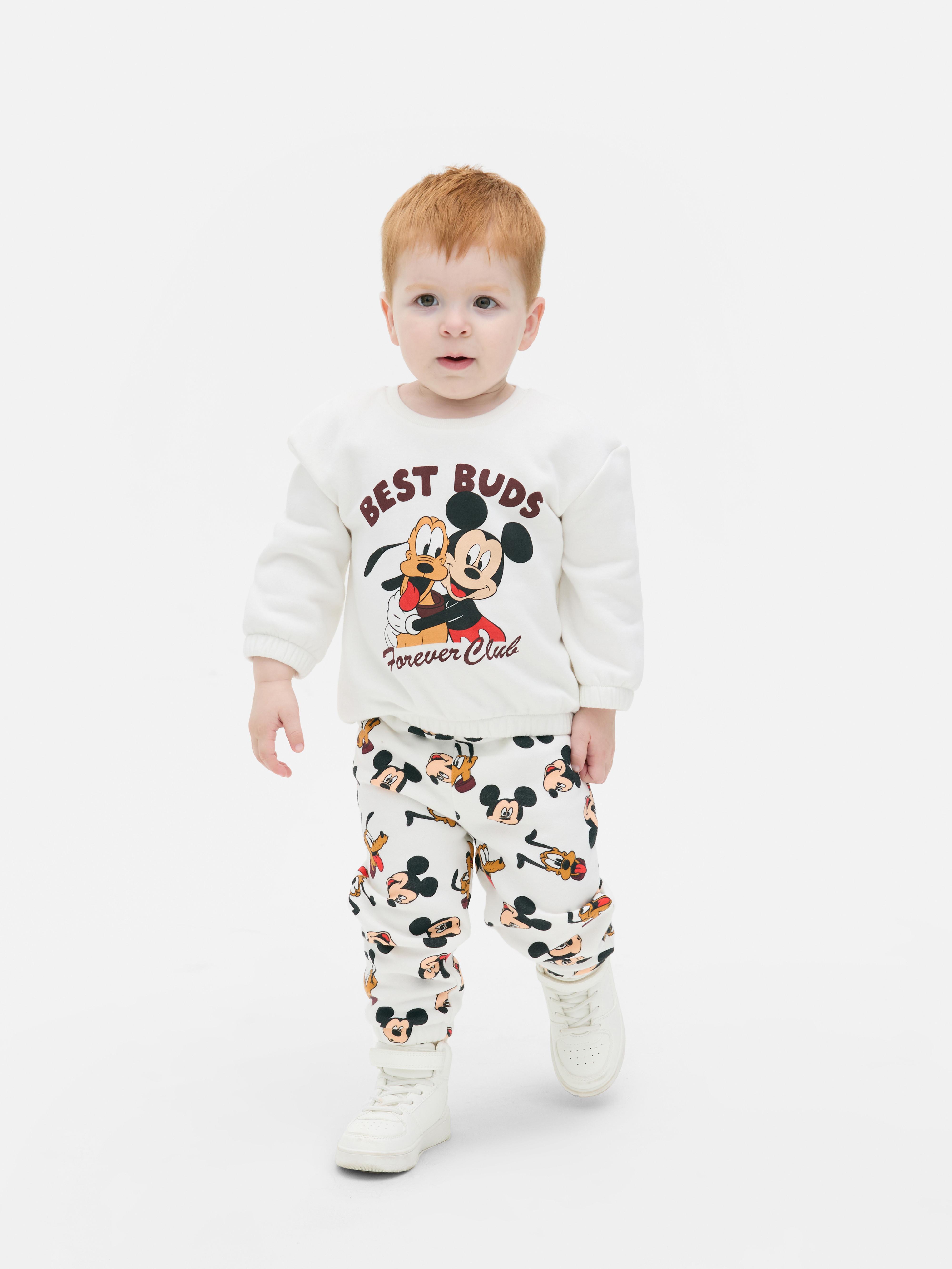 0-36mths | Disney’s Mickey Mouse and Pluto Sweatshirt and Joggers Set